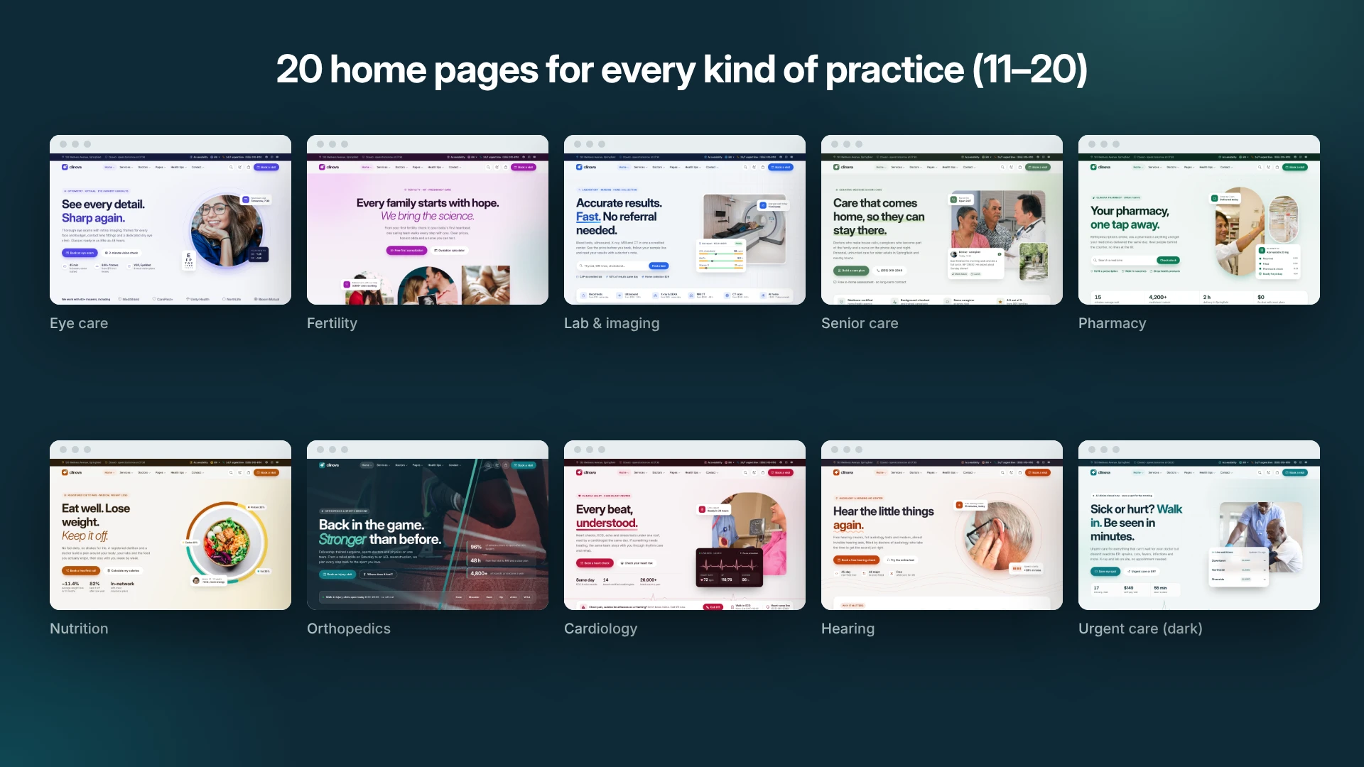 Clinova - Medical Clinic & Healthcare HTML Template