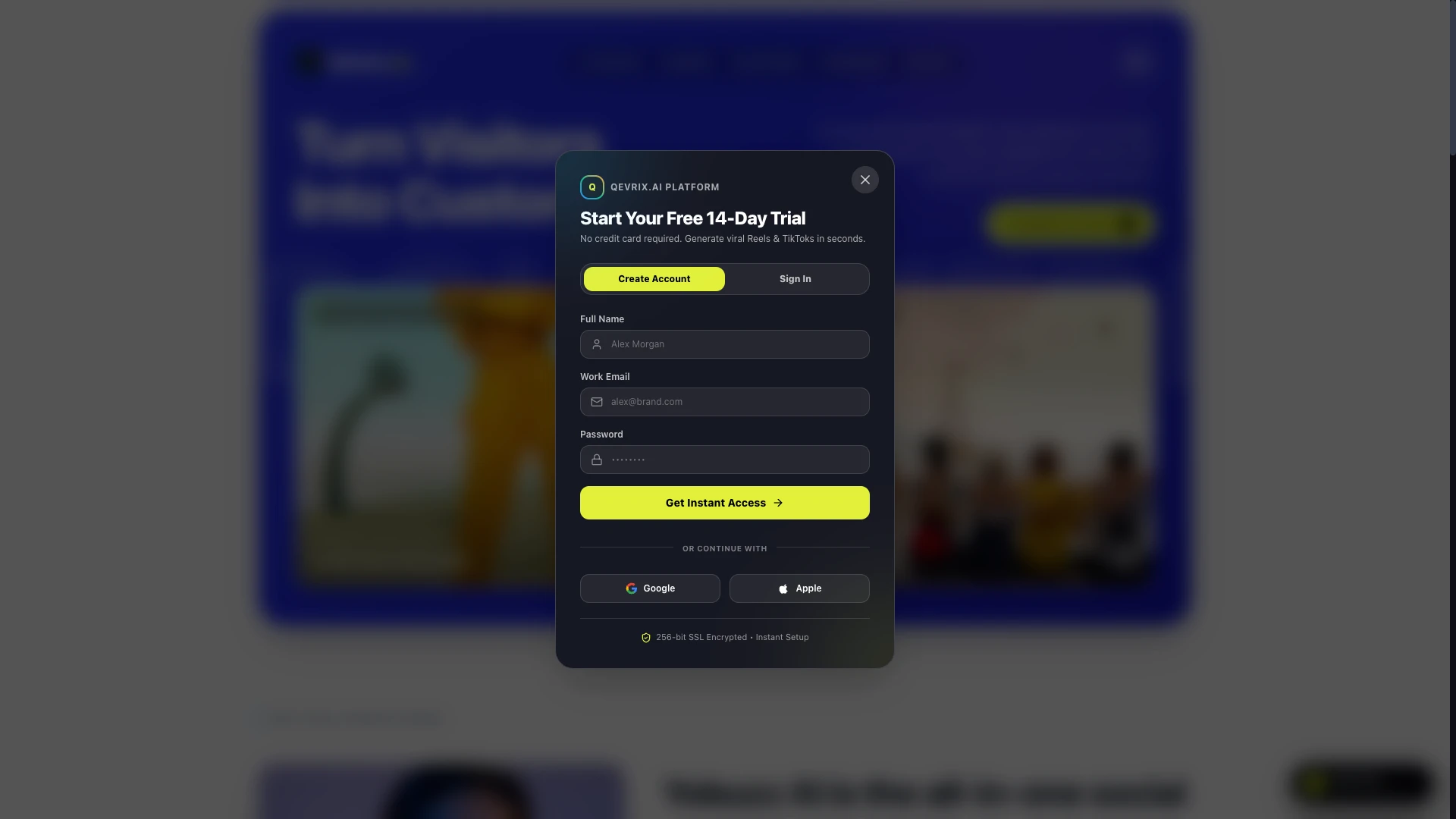 Qevrix - Next.js AI SaaS, Enterprise & Portfolio Landing Page Collection