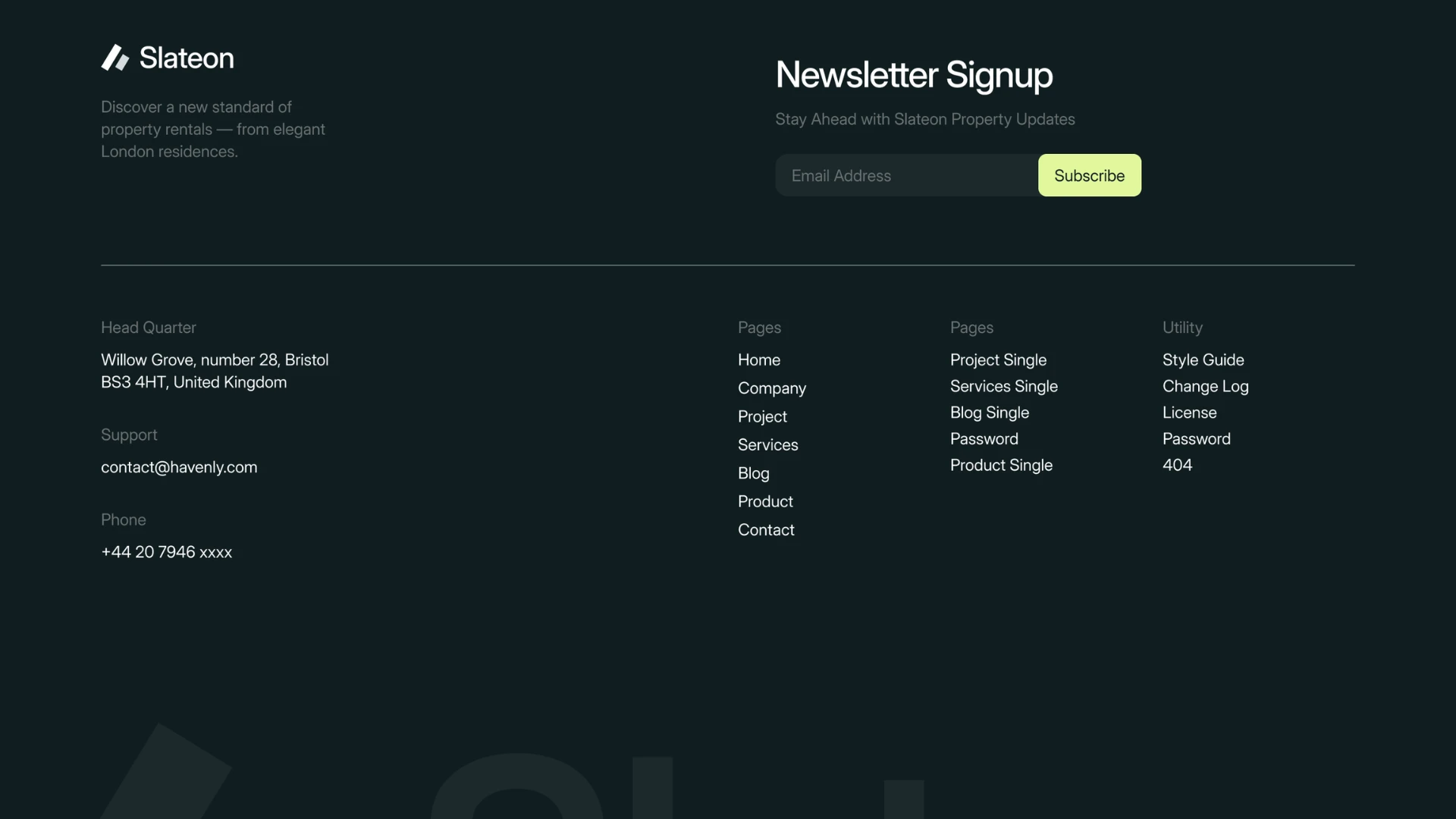 Slateon - Next.js 16 Real Estate and Property Template