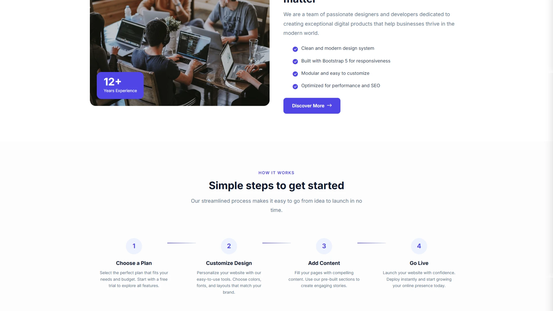 Lumina - Clean and Modular Multi-Page Bootstrap 5 HTML Template
