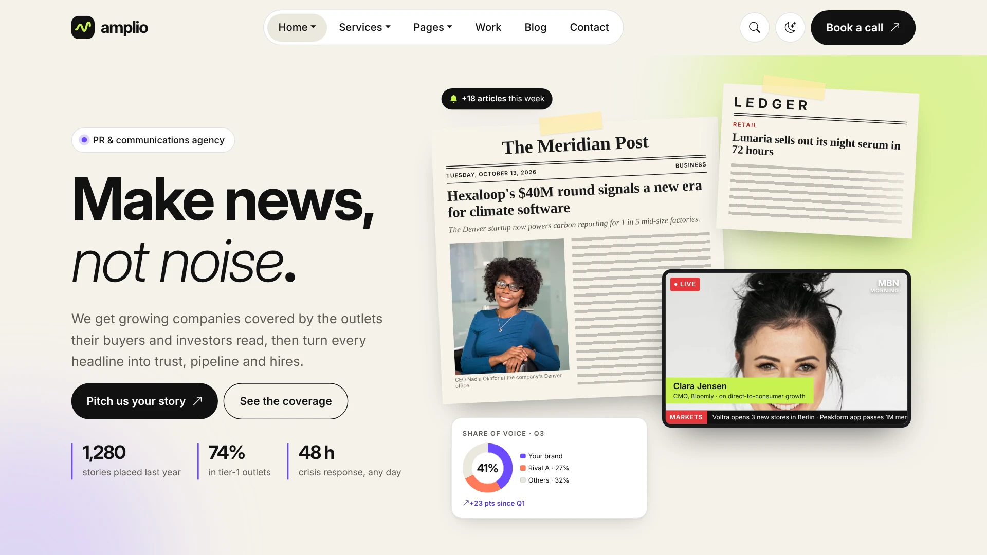 Amplio - Digital Marketing Agency HTML Template