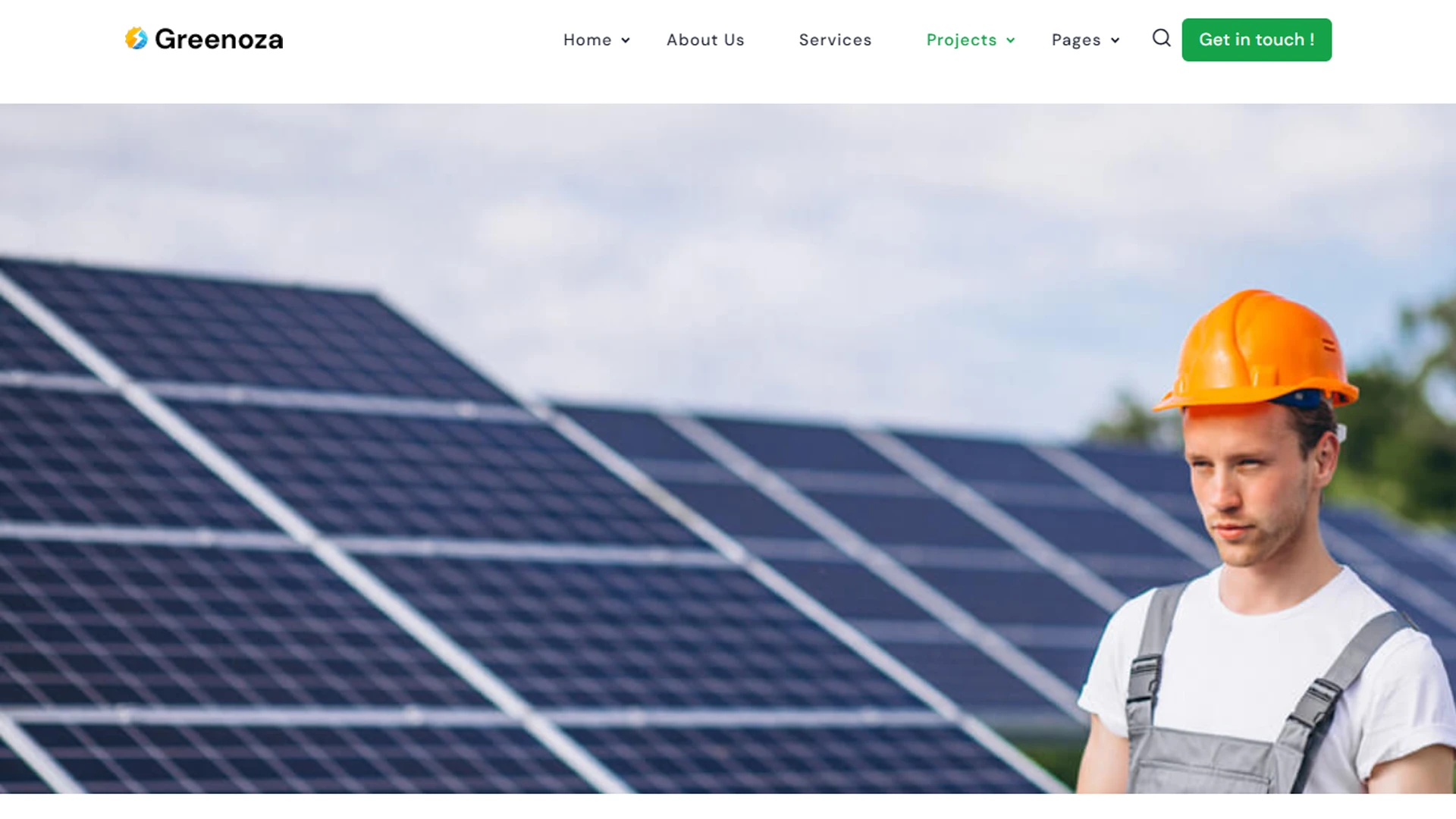 Greenoza - Solar & Renewable Energy HTML Template