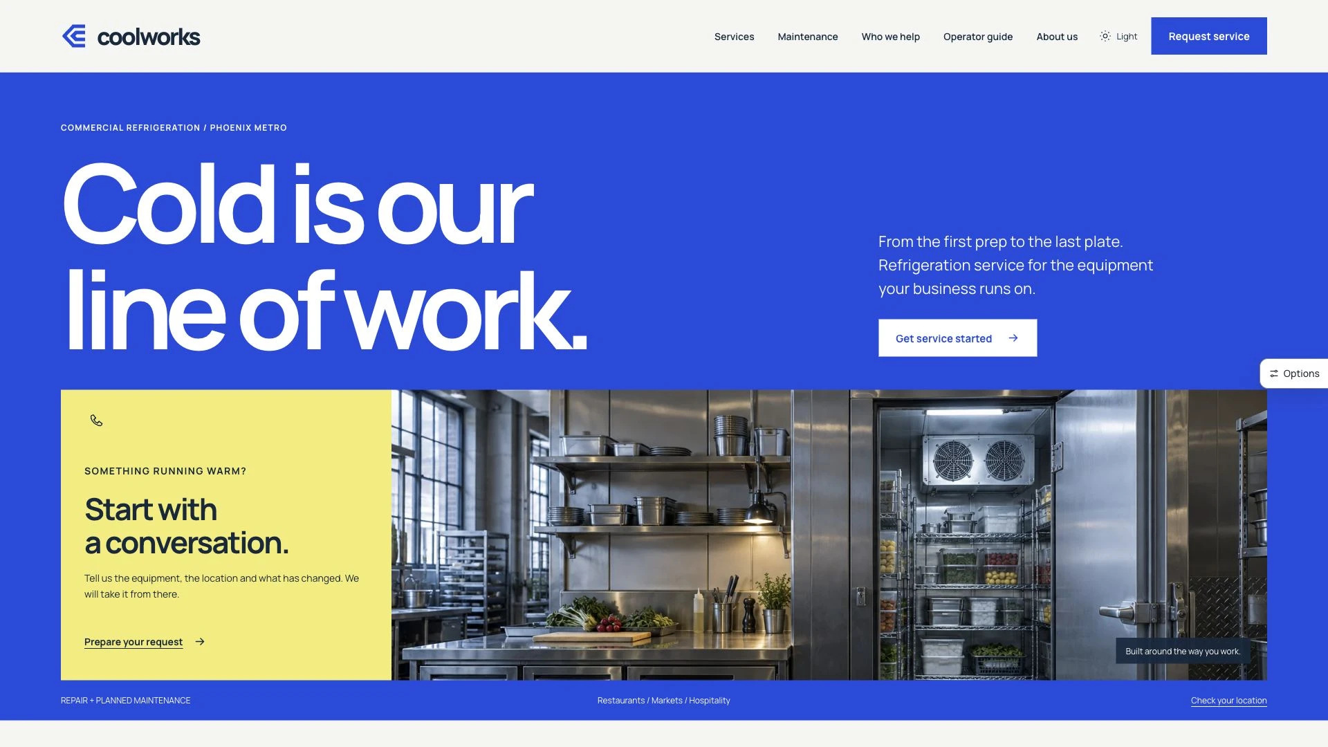 Coolworks - Commercial Refrigeration Repair HTML Template