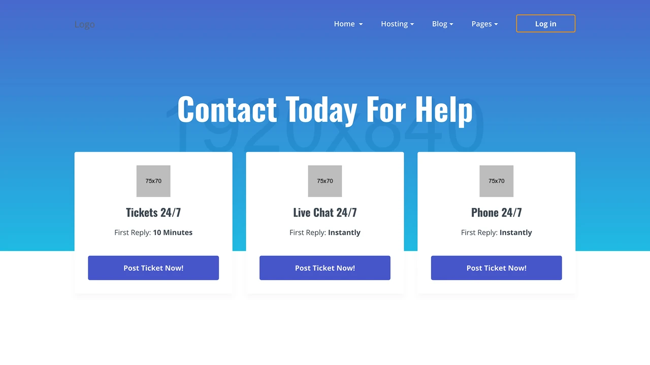 GridHost - Hosting Business Template