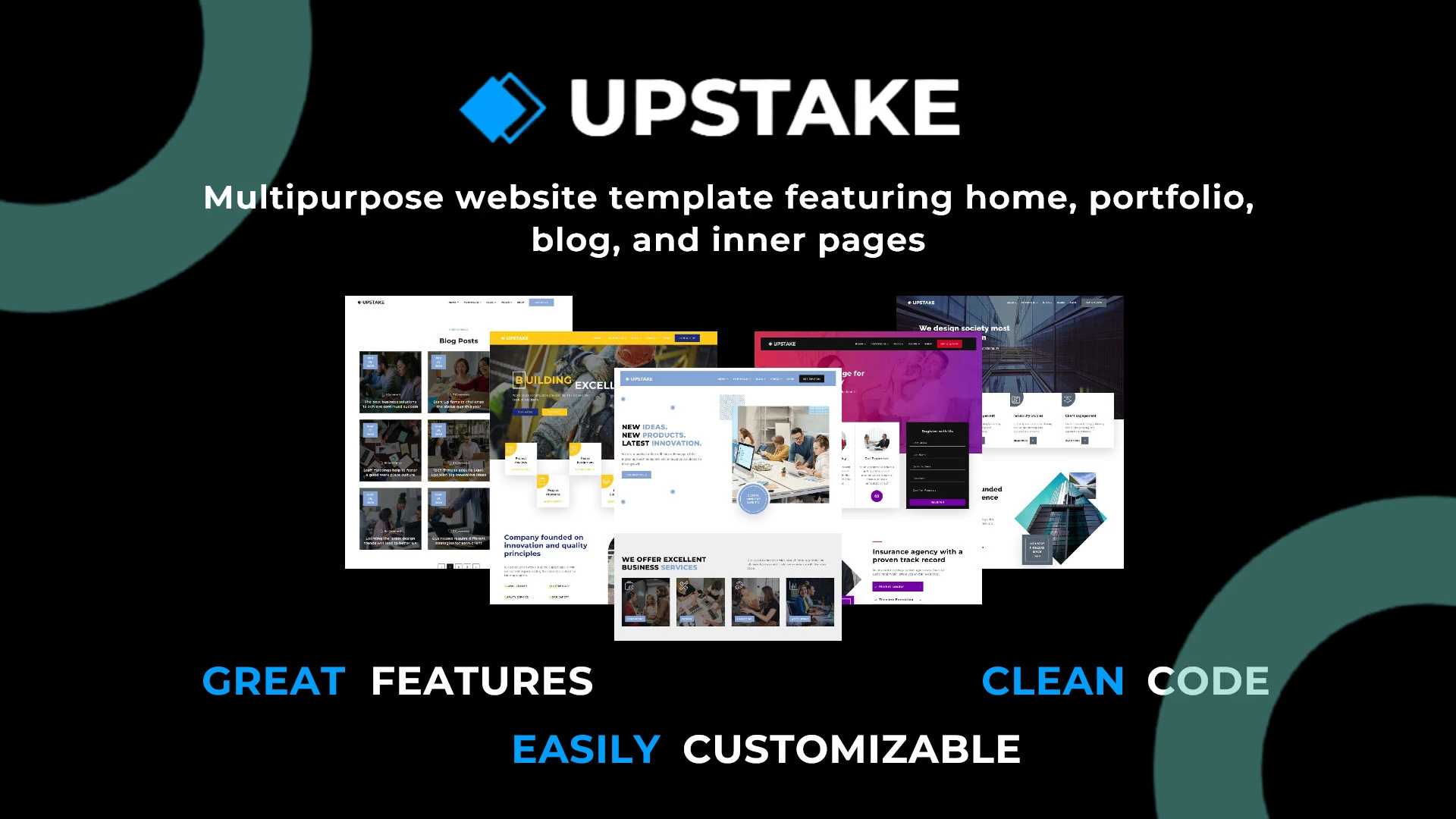 Upstake - Multipurpose Website HTML5 Template
