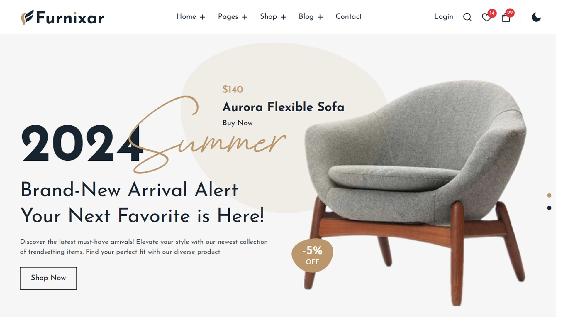 Furnixar - Laravel 12 Furniture & Home Decor eCommerce Template