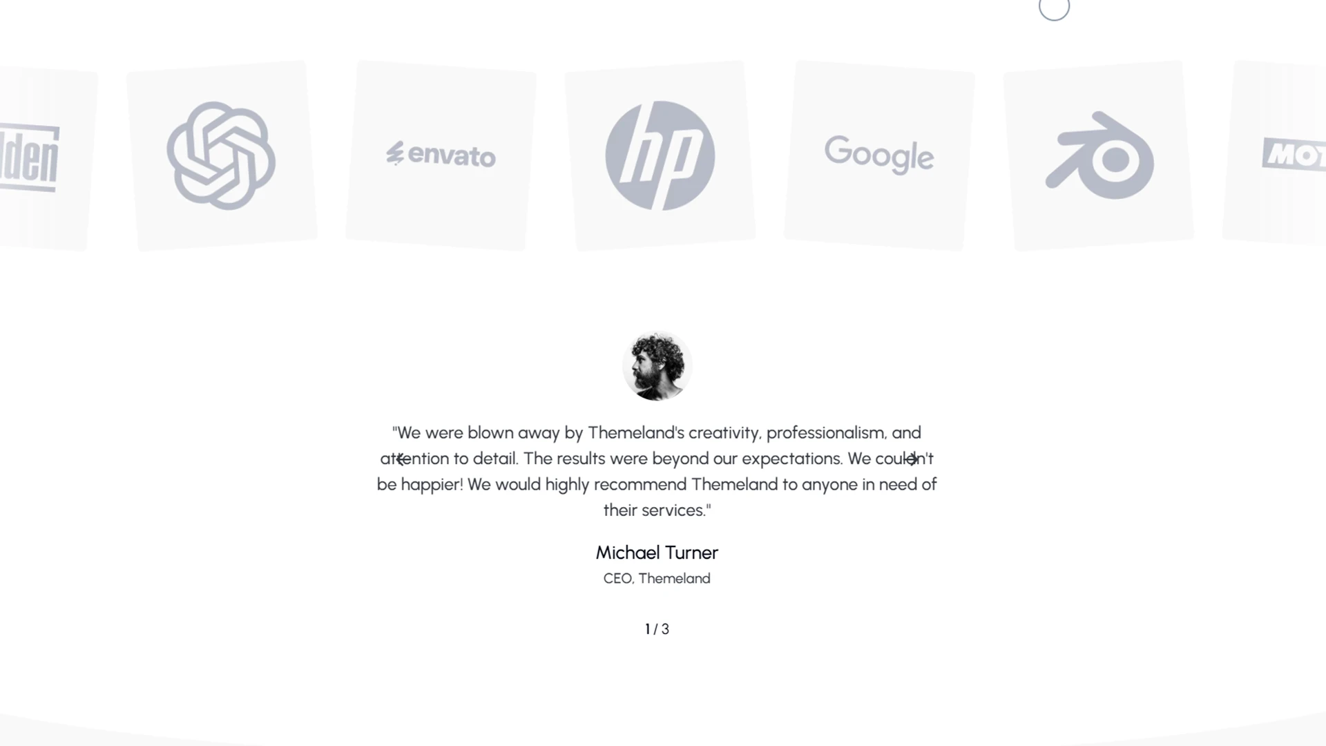 Brilio - Personal Portfolio WordPress Theme