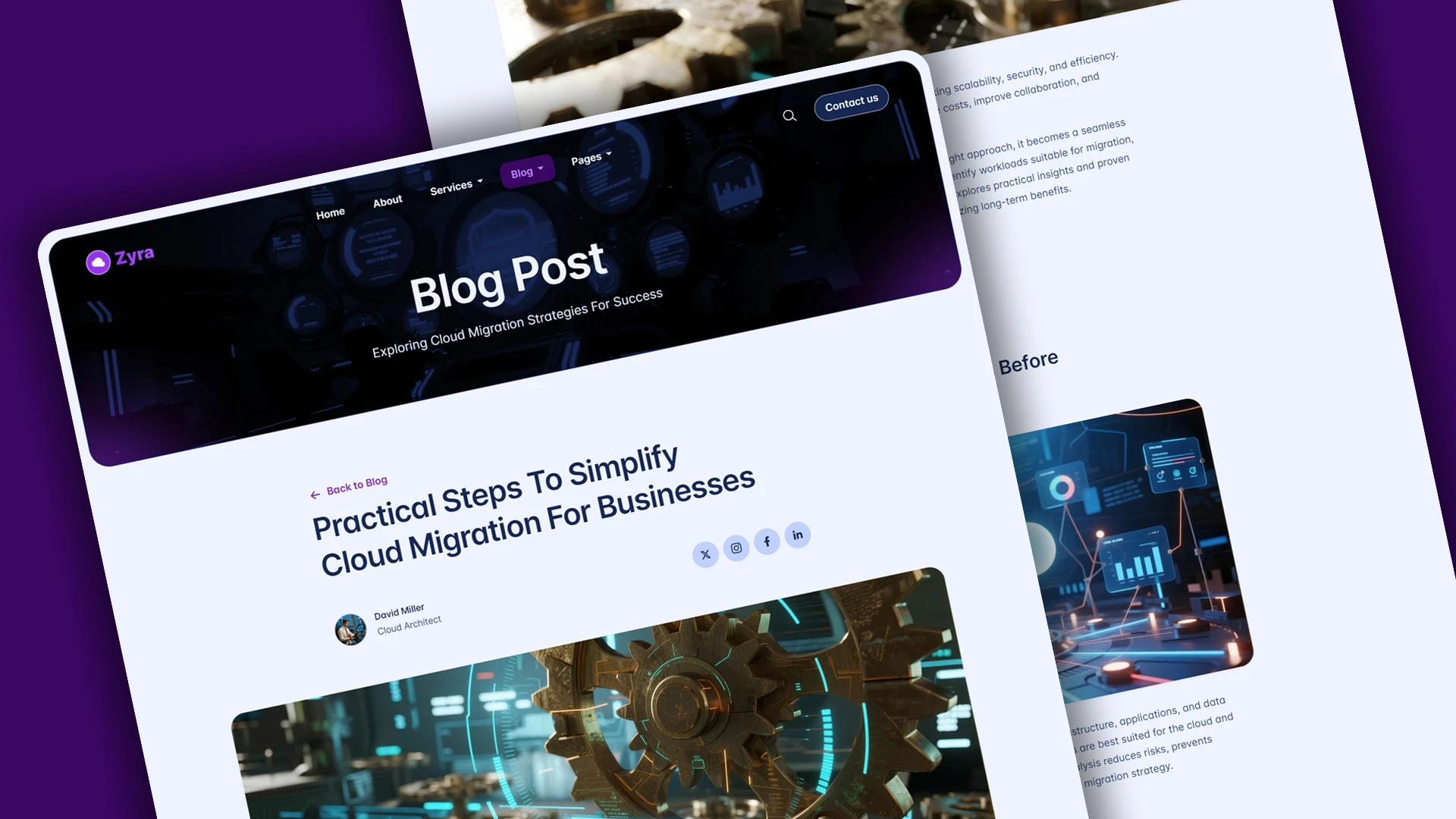 Zyra - Multipurpose IT Solutions & Business Services HTML Website Template