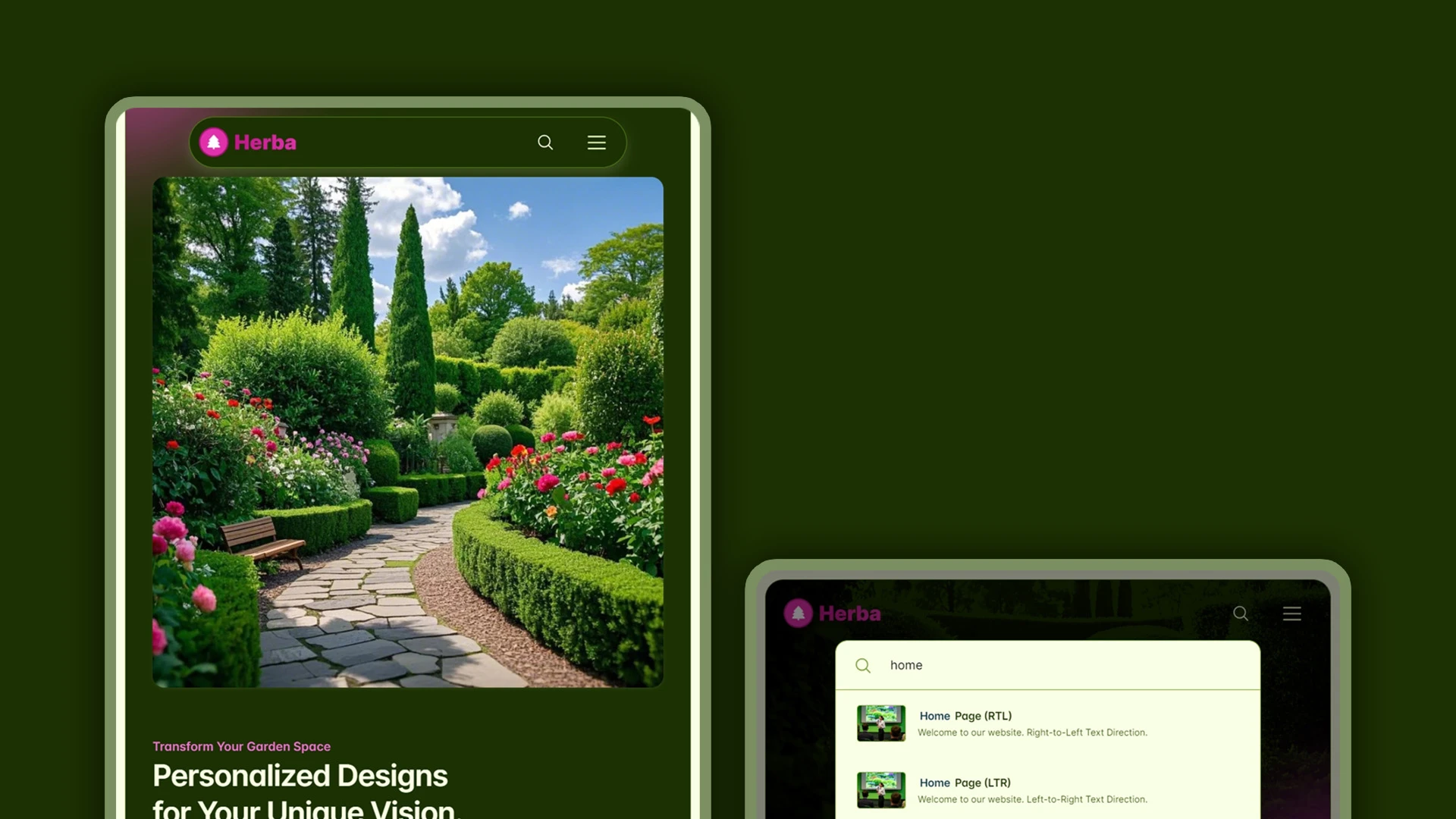 Herba - Innovative Landscaping and Green Spaces HTML Website Template