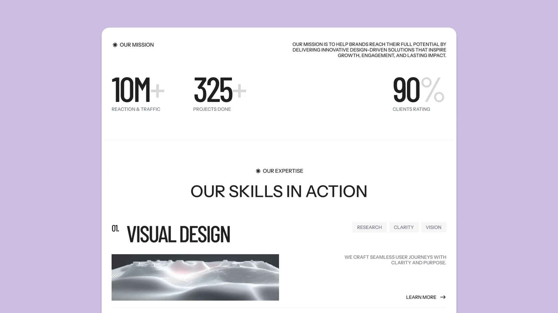 Ohion - Astro & Tailwind CSS Design Studio & Creative Agency Template