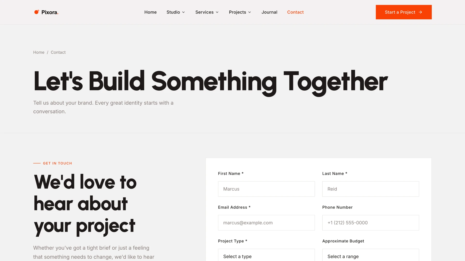 Pixora - Creative Agency & Designer Portfolio HTML Template