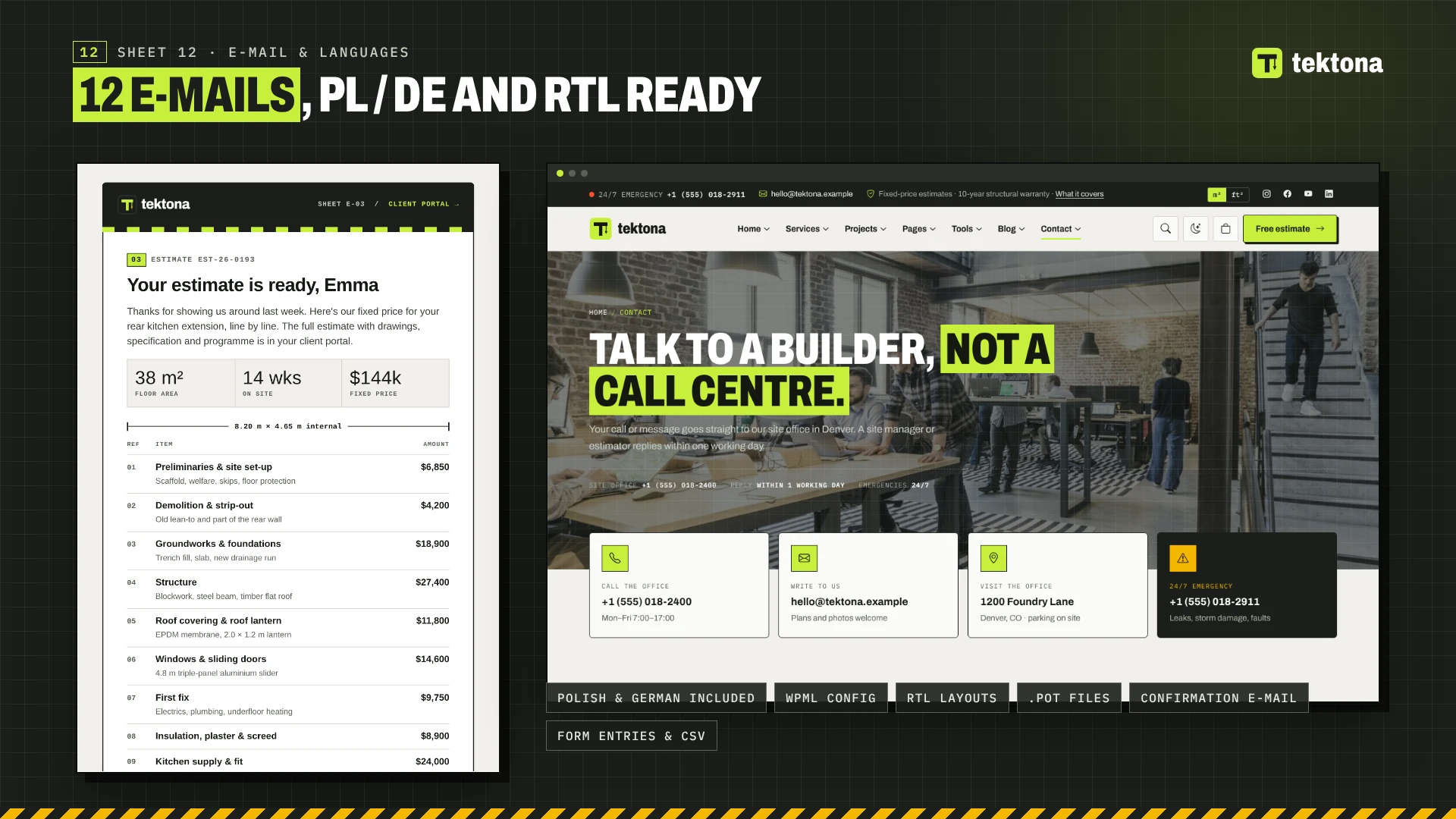 Tektona - Construction & Renovation WordPress Theme (Screenshot 12 of 12)