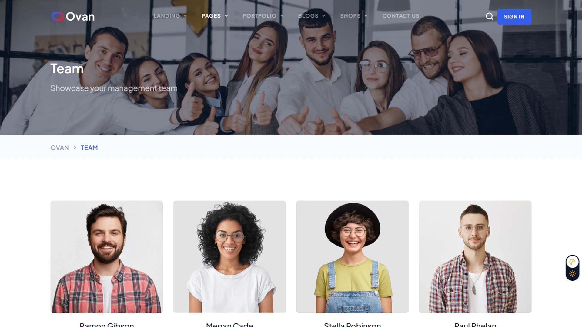 Ovan - React Multipurpose Business & Corporate Template
