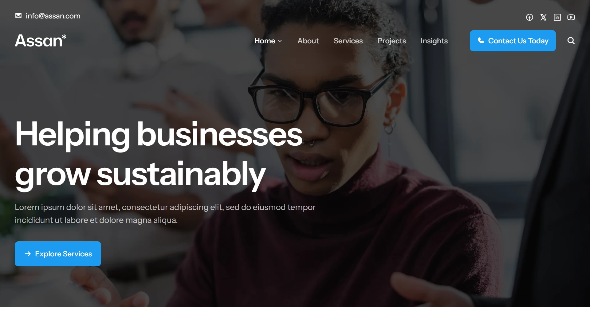 Assan - Multipurpose Template + Admin Template + UI Kit