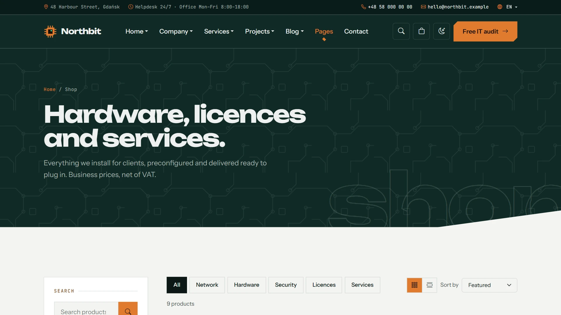 Northbit - IT Services & Solutions HTML Template