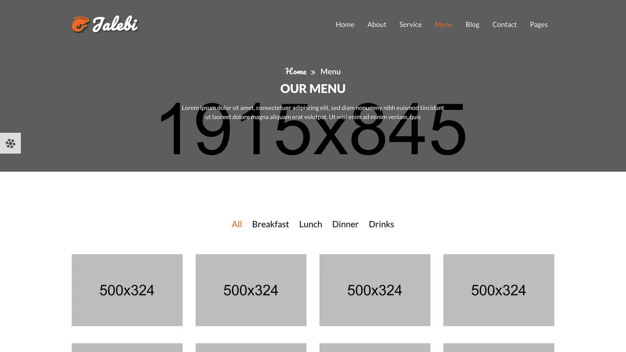 Jalebi - Bootstrap Restaurant Template