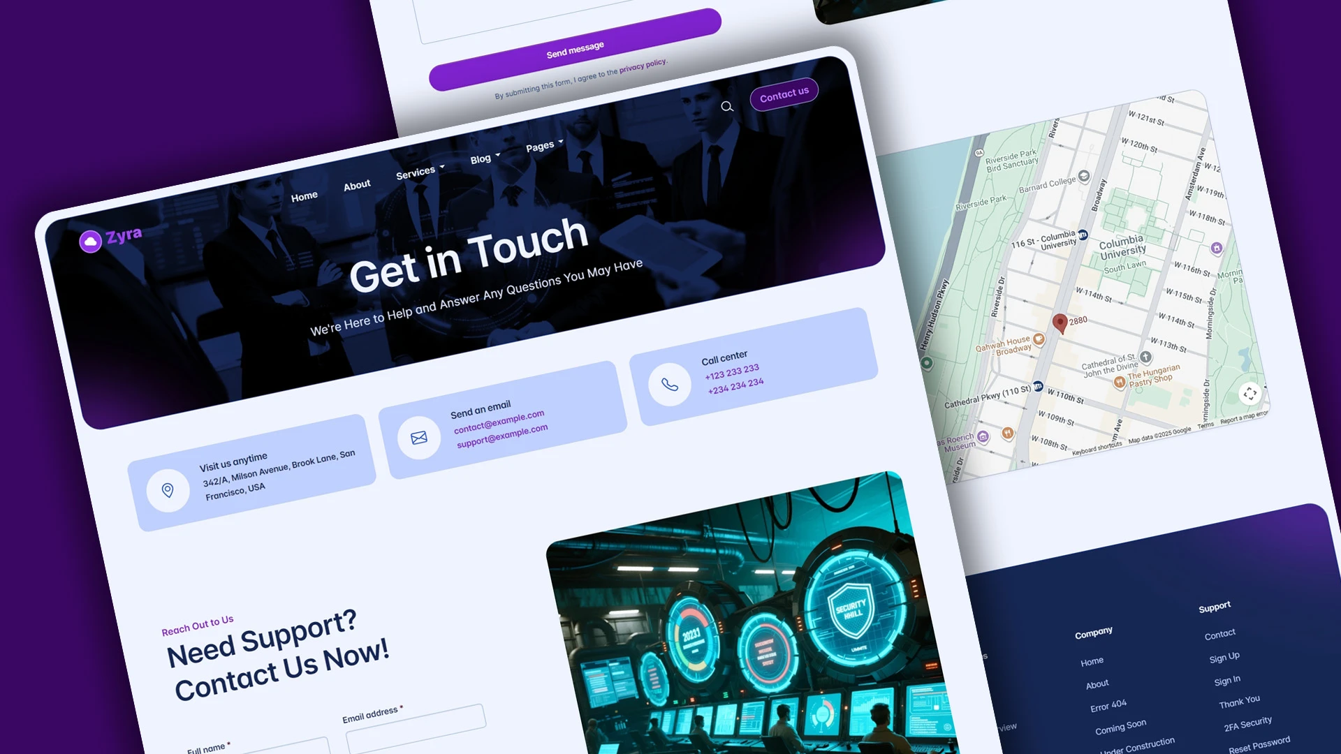 Zyra - Multipurpose IT Solutions & Business Services HTML Website Template