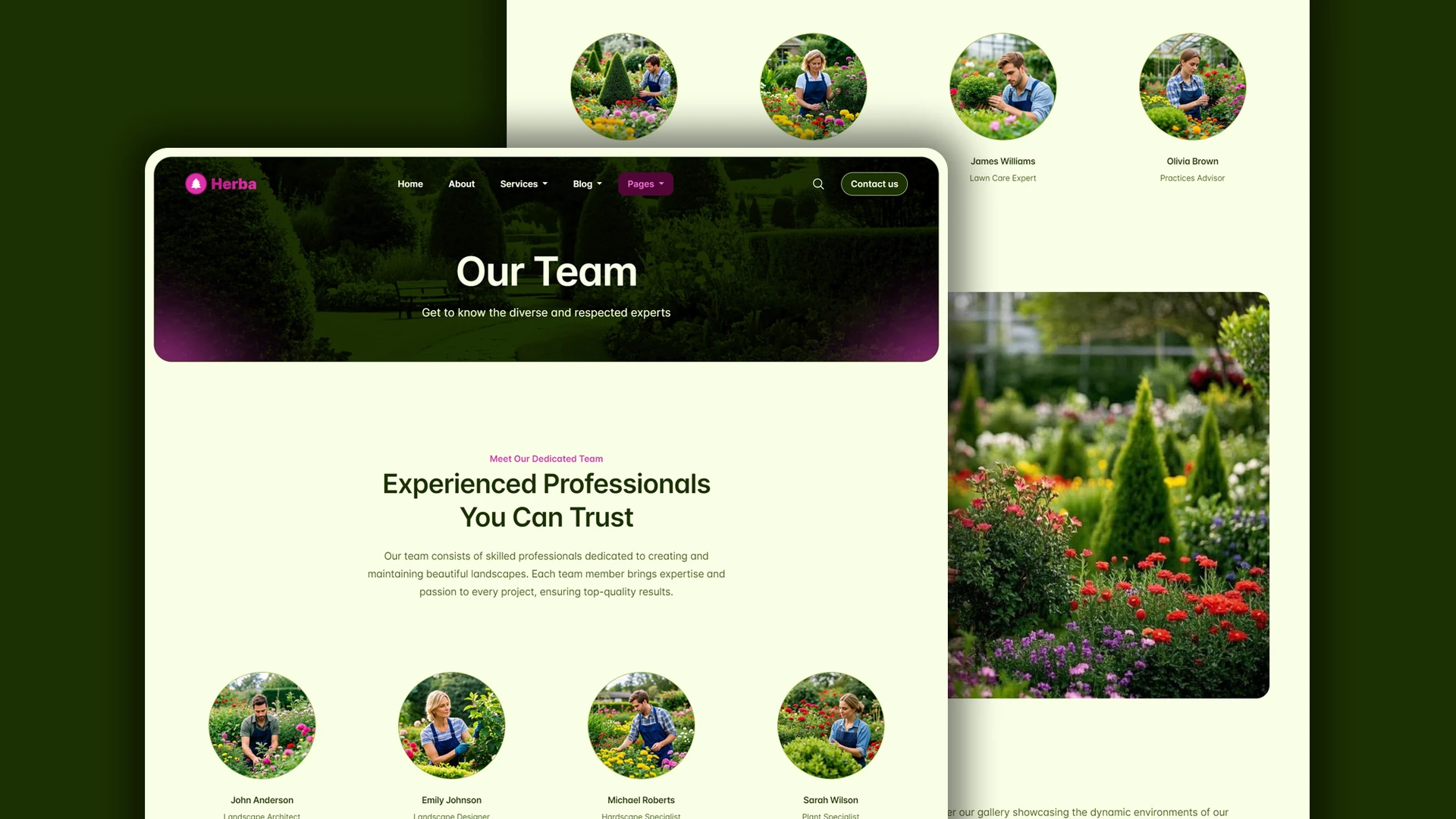 Herba - Innovative Landscaping and Green Spaces HTML Website Template