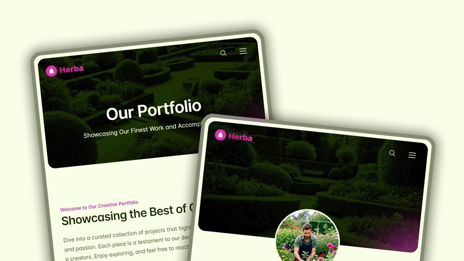 Herba - Innovative Landscaping and Green Spaces HTML Website Template