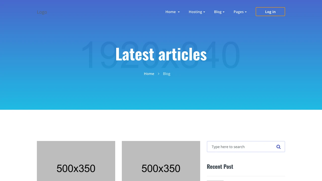 GridHost - Hosting Business Template