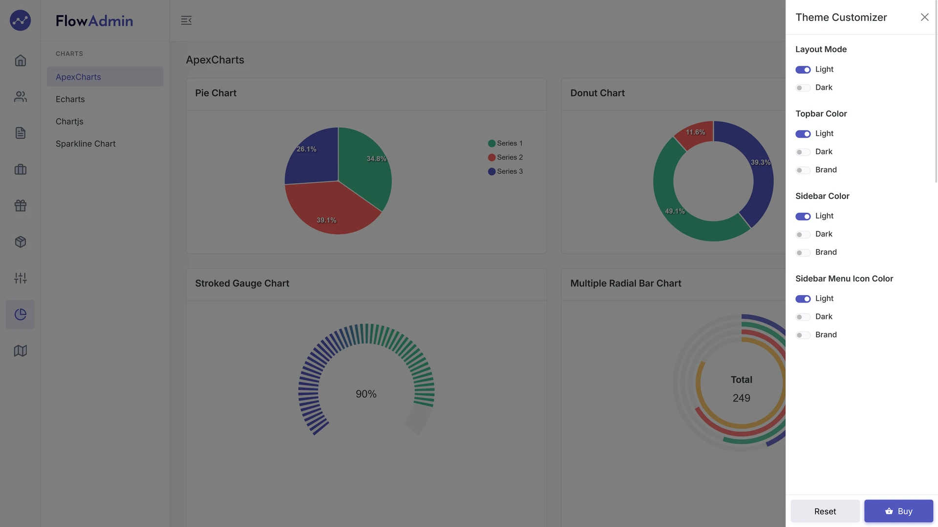 FlowAdmin - Modern React Admin Template with Bootstrap