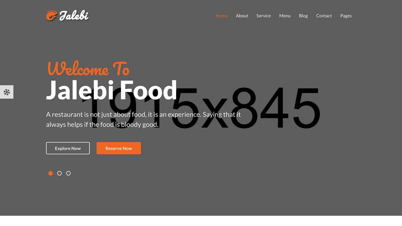 Jalebi - Bootstrap Restaurant Template