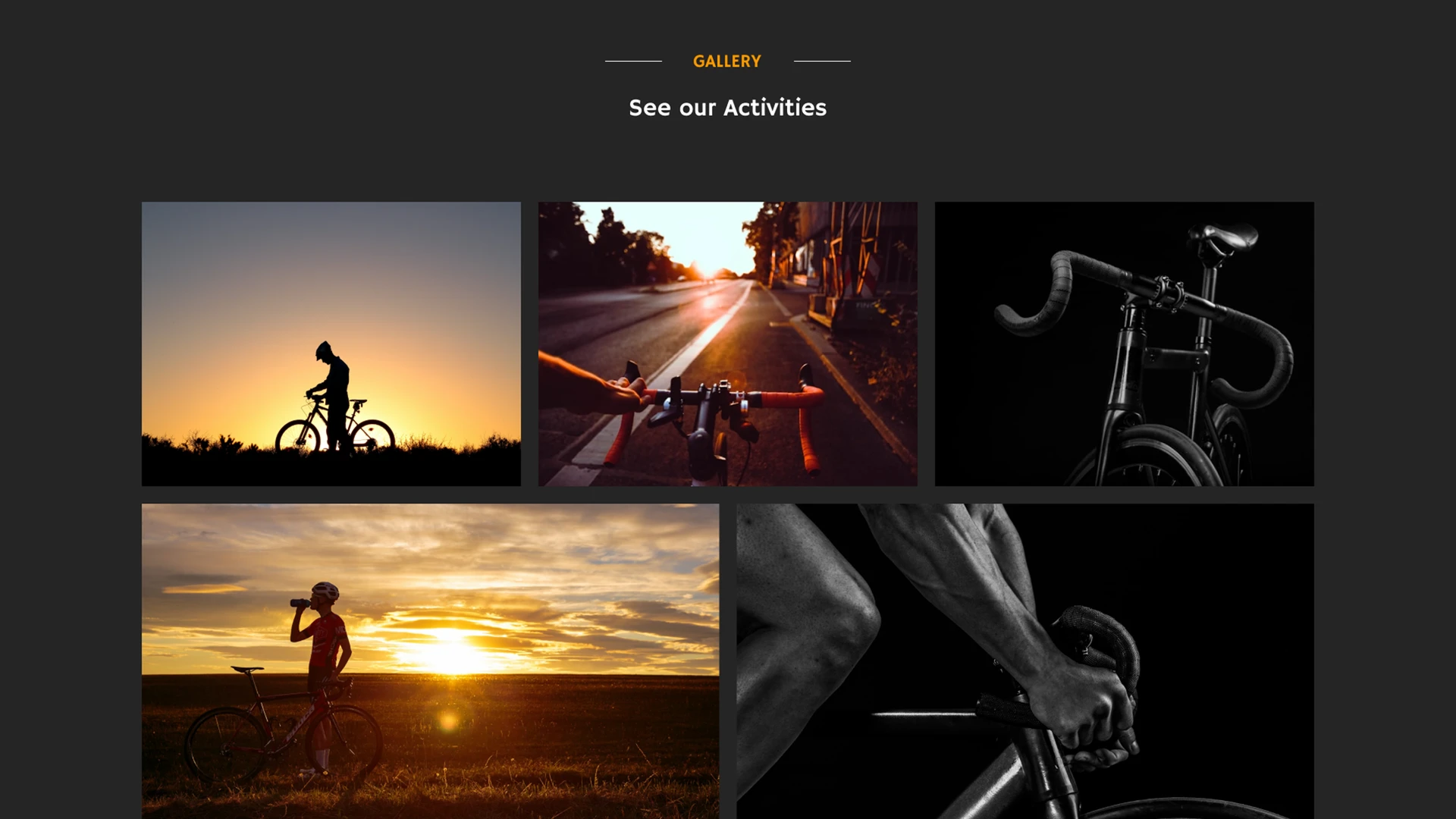 Trail - Modern Cycling and Outdoor Brands Figma Website Template