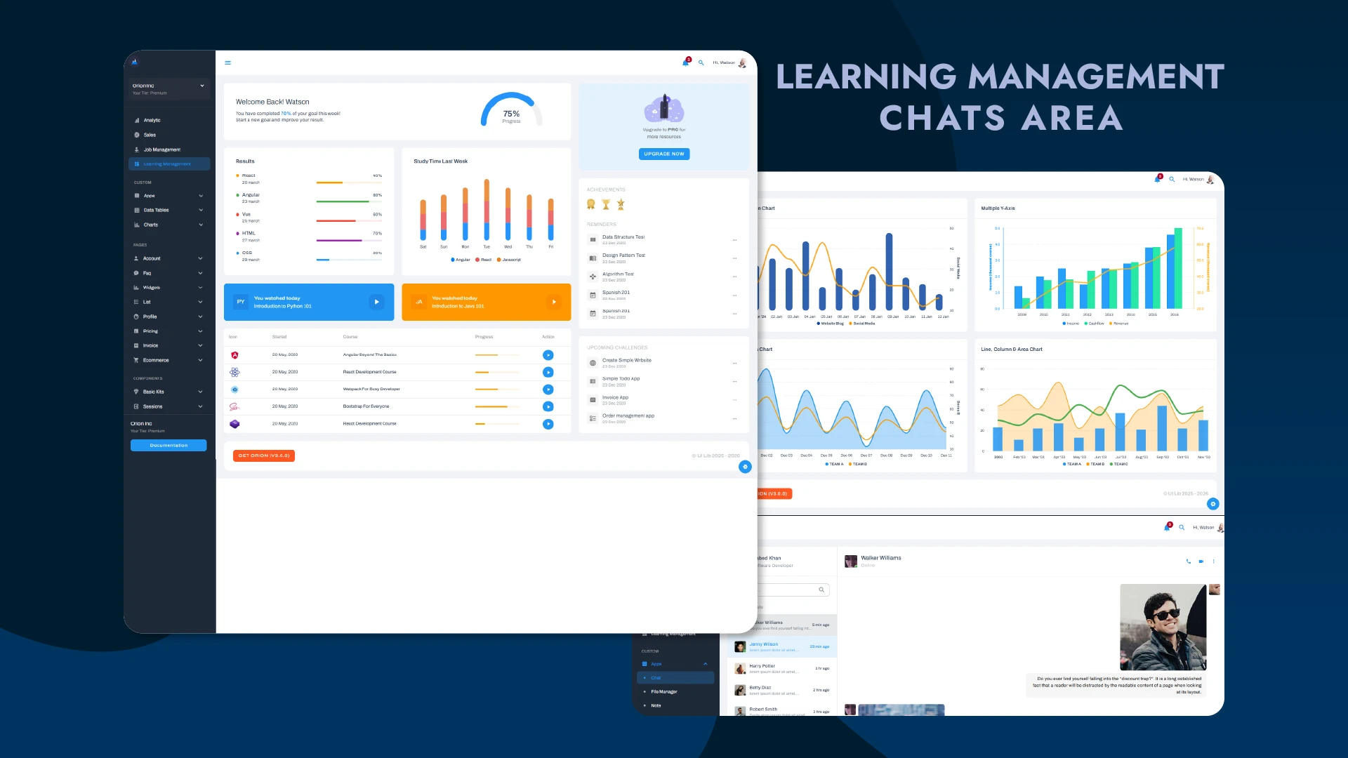 Orion - Vue 3 Admin Dashboard with Vuetify and TypeScript