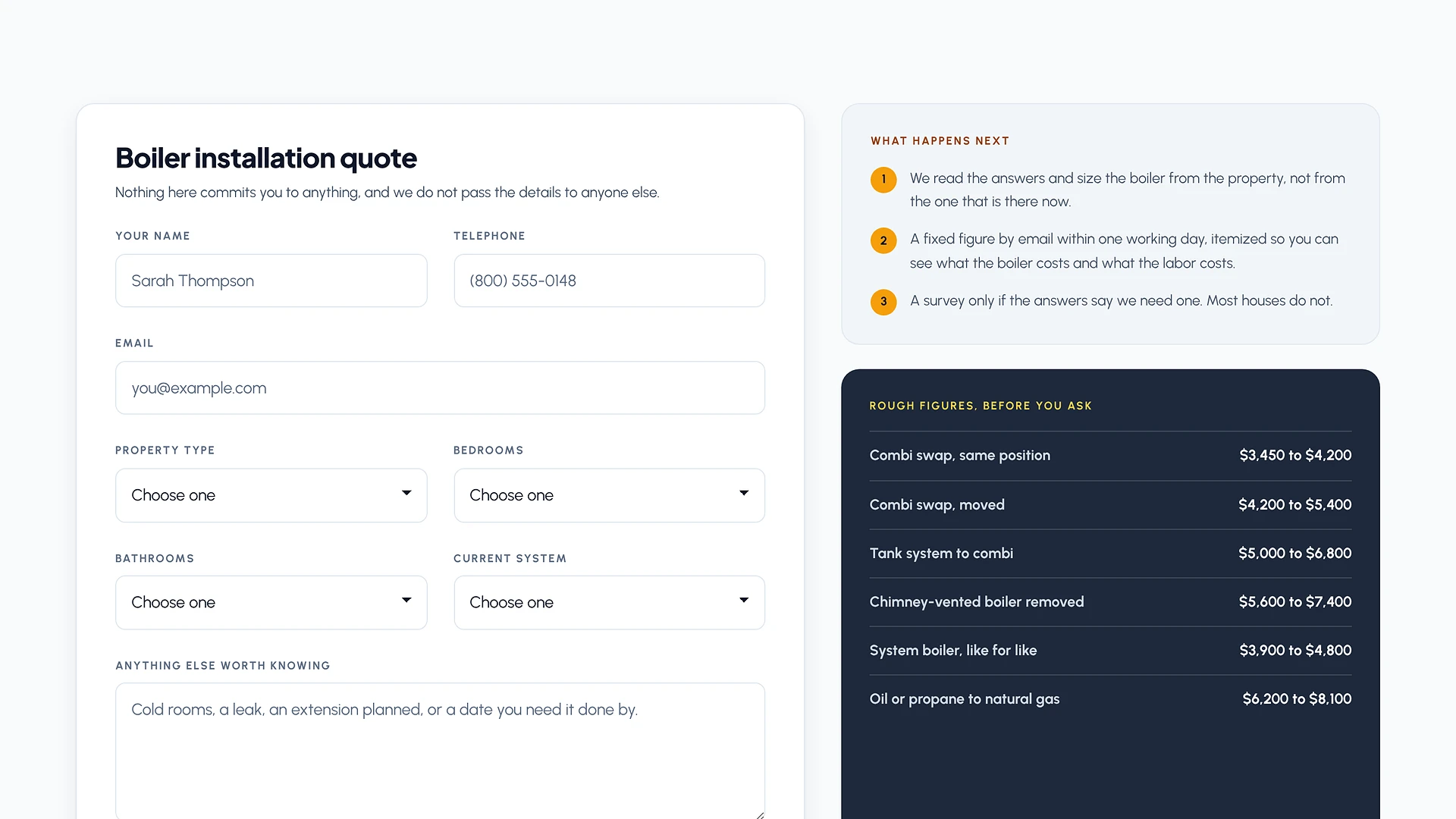 Mainsford - Plumbing & Heating Services HTML Template