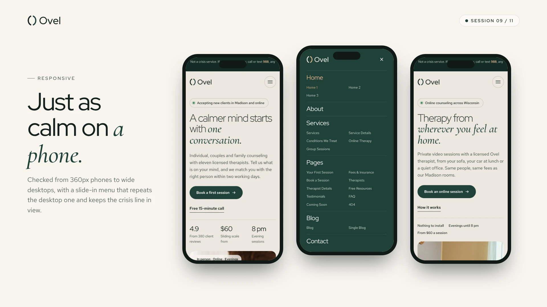 Ovel - Psychologist & Counsellor HTML Template (Screenshot 8 of 10)