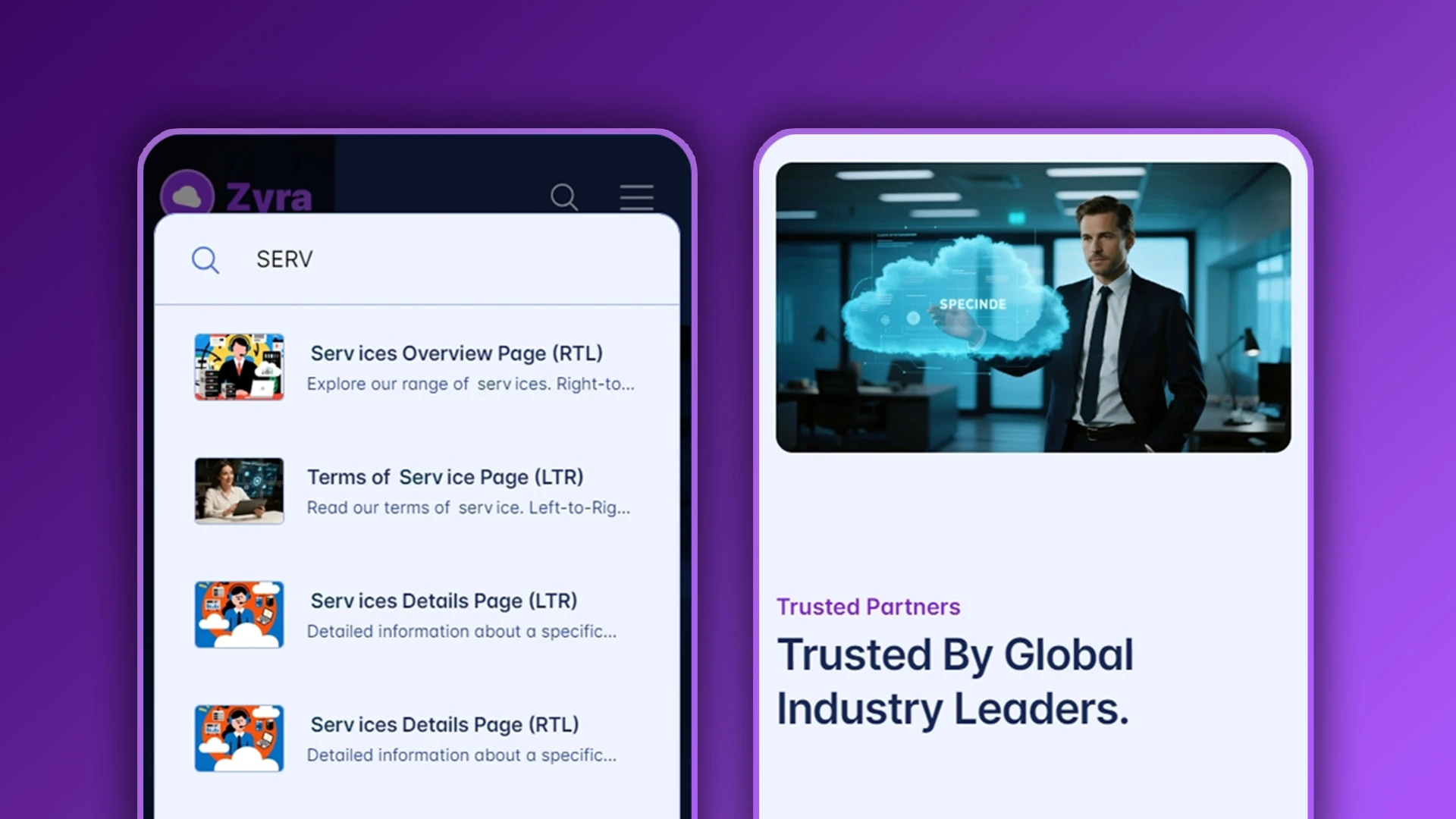 Zyra - Multipurpose IT Solutions & Business Services HTML Website Template