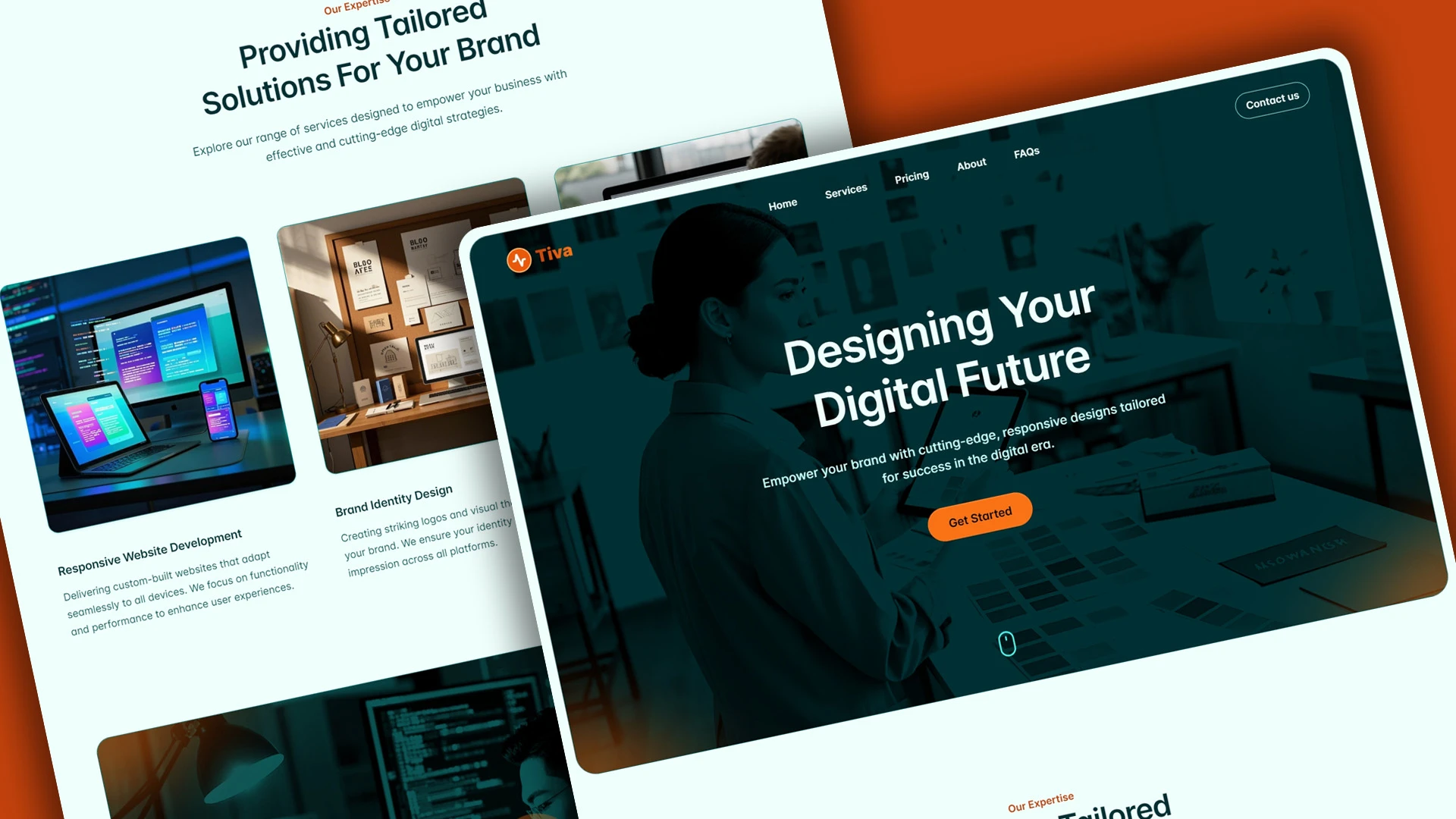 Tiva - Premium Web Design Agency HTML Landing Page Template