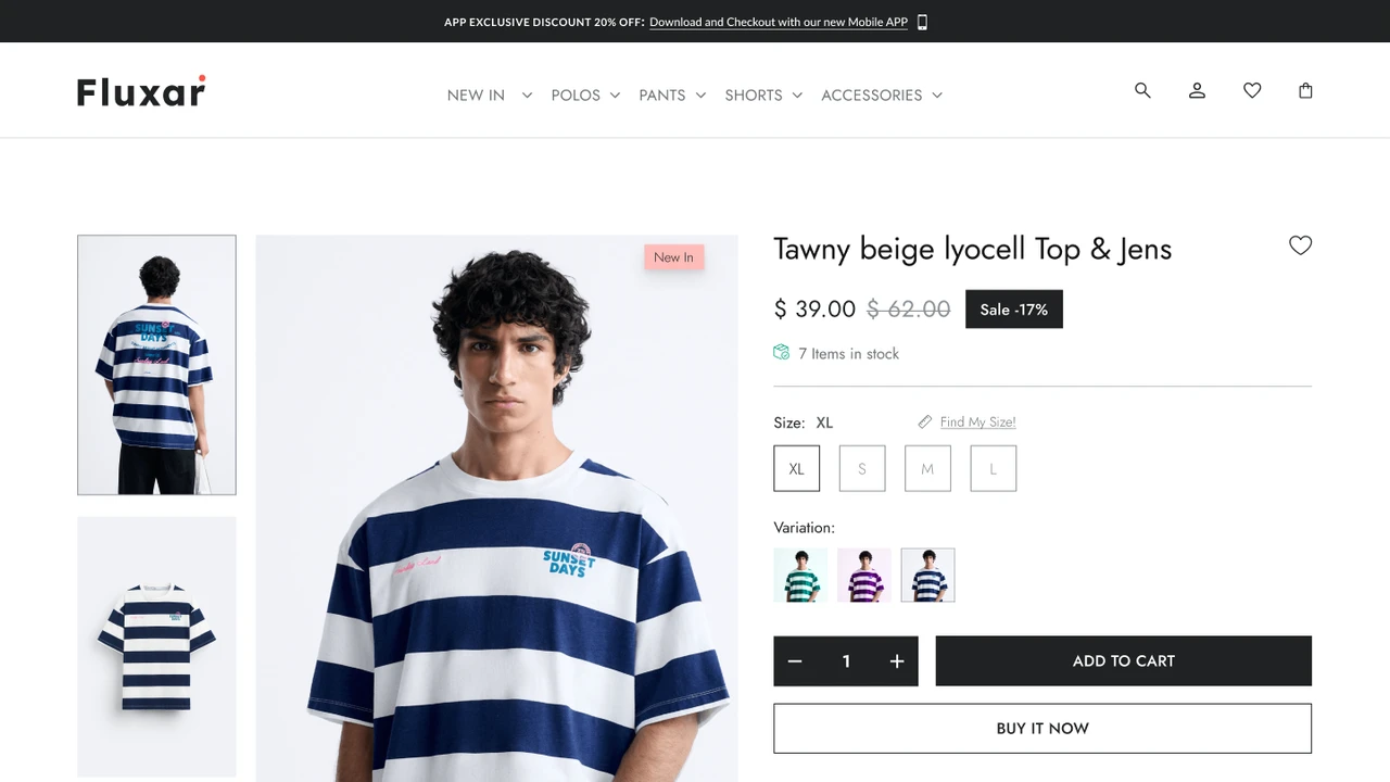 Fluxar - eCommerce Figma Template