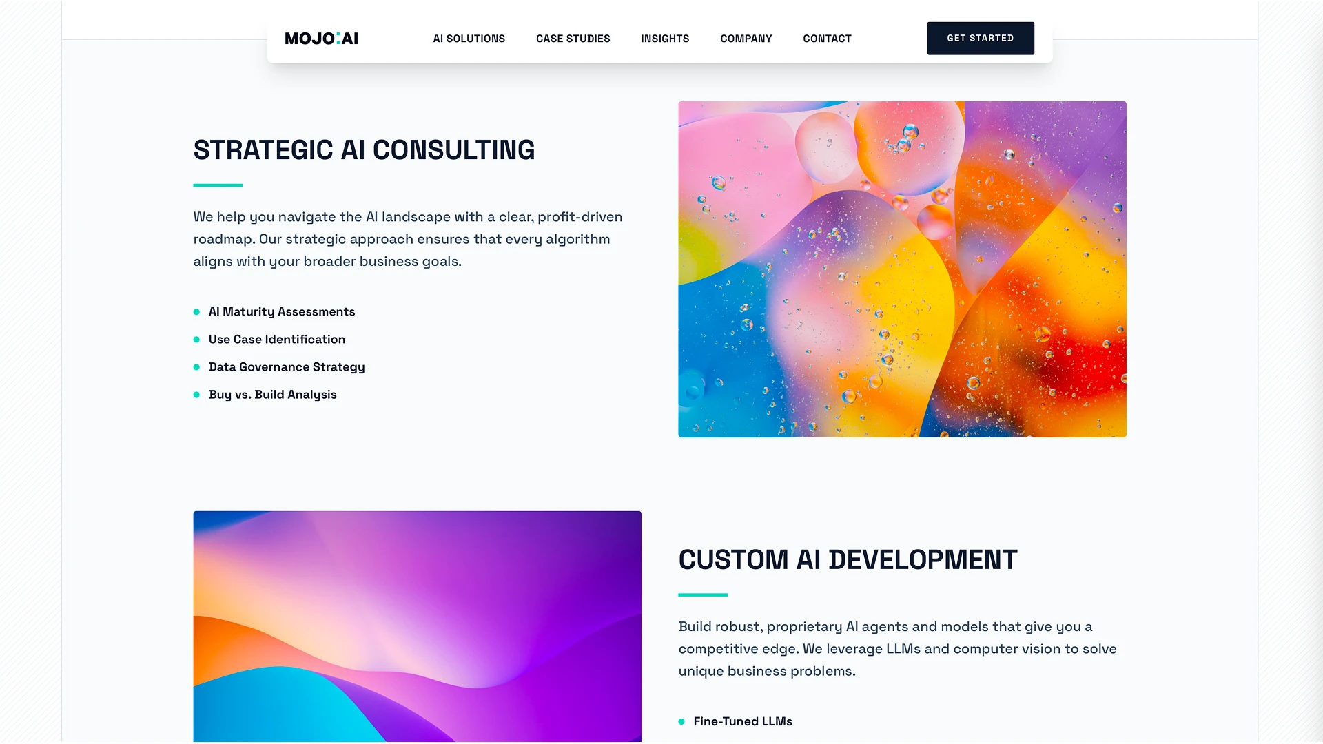 MOJO.AI - Business Consultancy Website Template