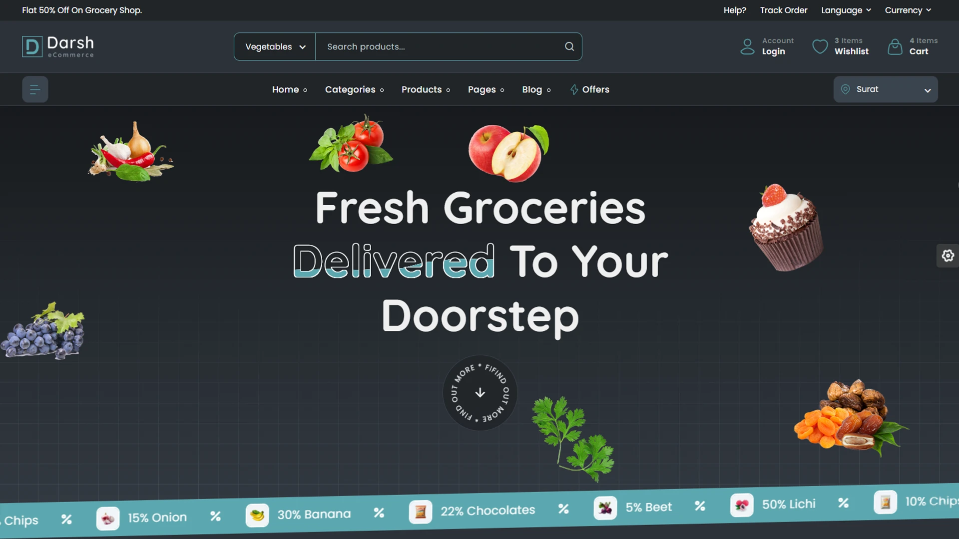 Darsh - Multipurpose eCommerce HTML Bootstrap Template