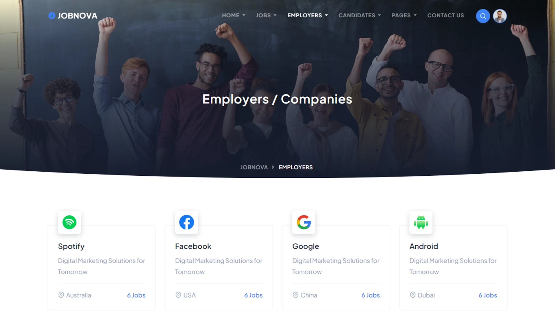 Jobnova - Next.js Job Board, Job Portal and Job Listing Template