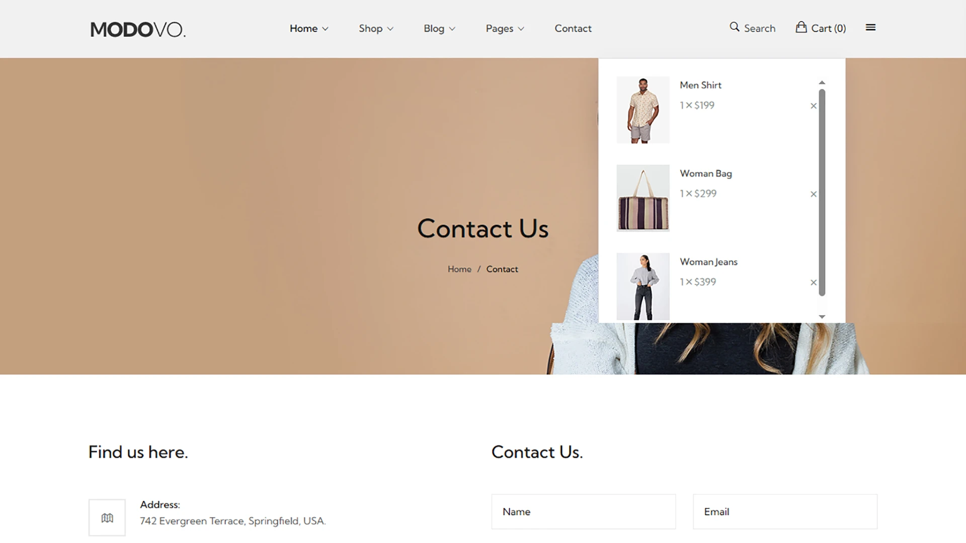 Modovo - Shop & eCommerce HTML Template