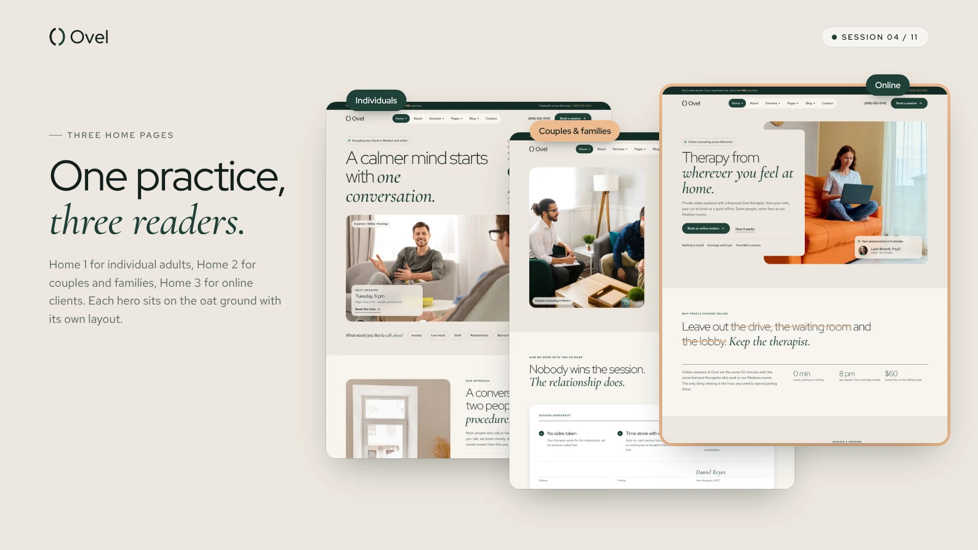 Ovel - Psychologist & Counsellor HTML Template (Screenshot 3 of 10)