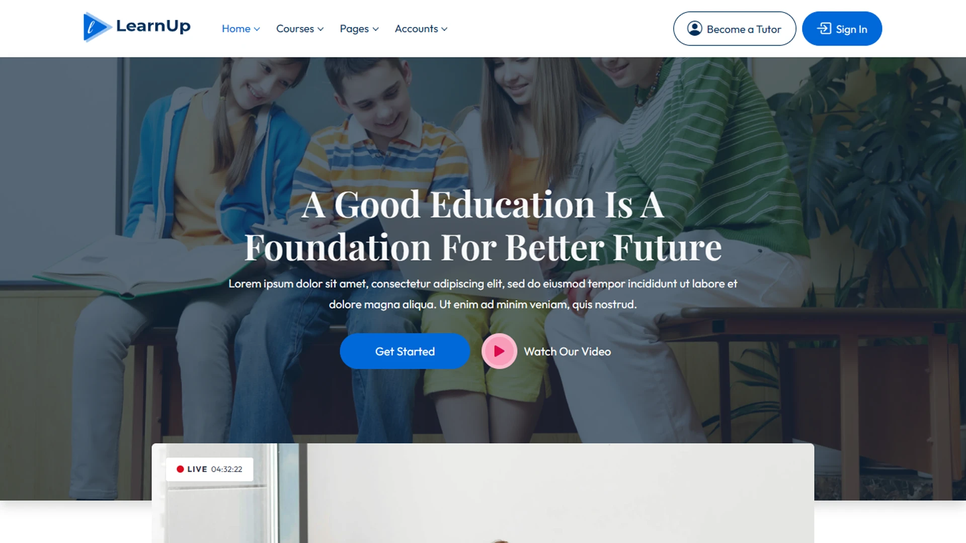 LearnUp - PHP Online Courses & Education LMS Template