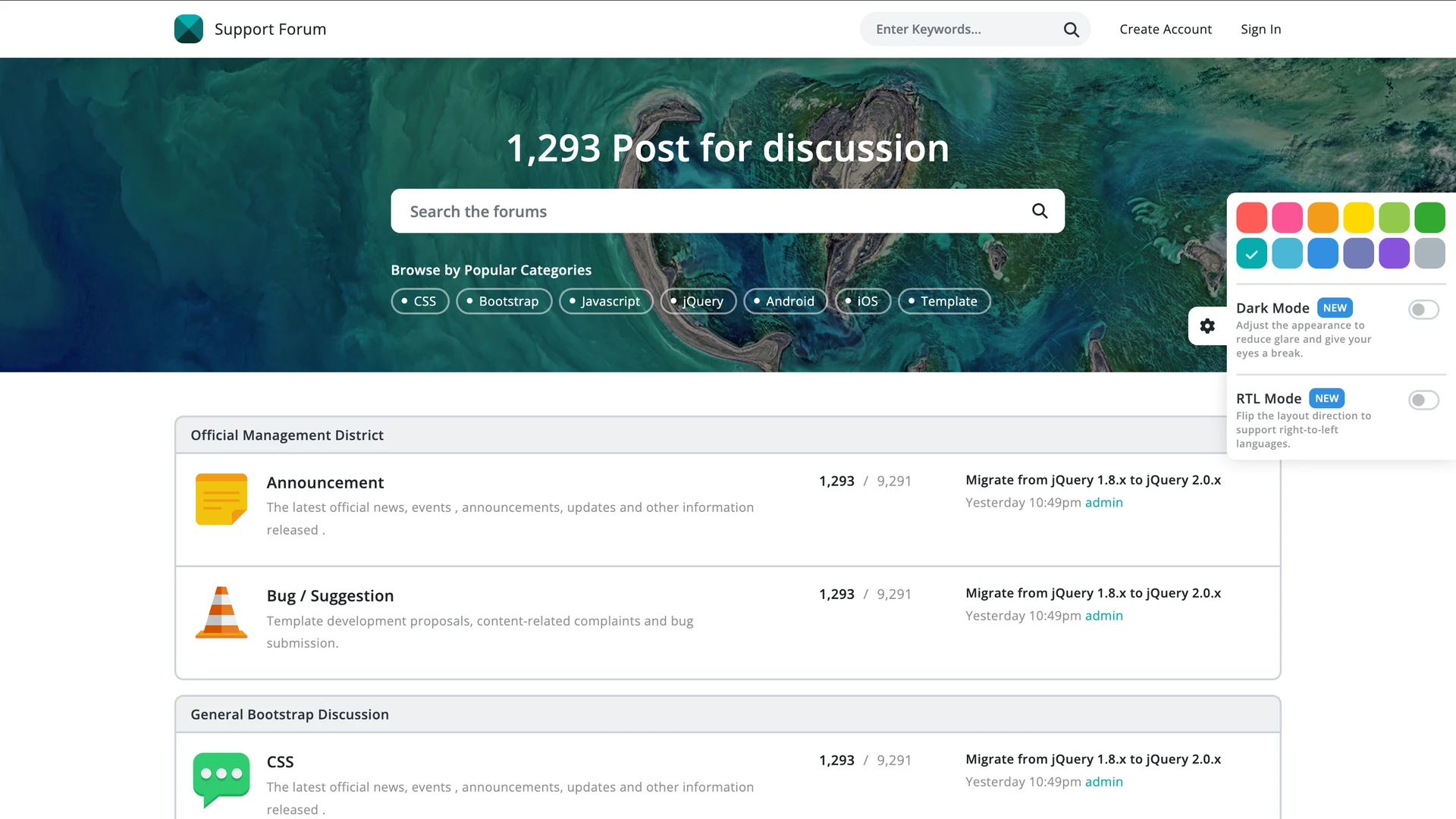 Color Admin - Ultimate Admin & Frontend Kit