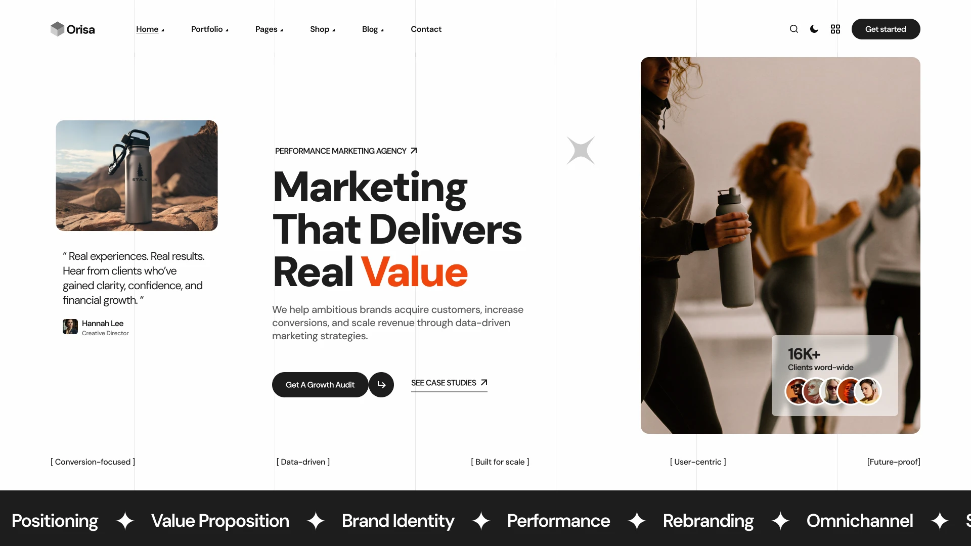 Orisa - Creative Agency & Portfolio Next.js Template