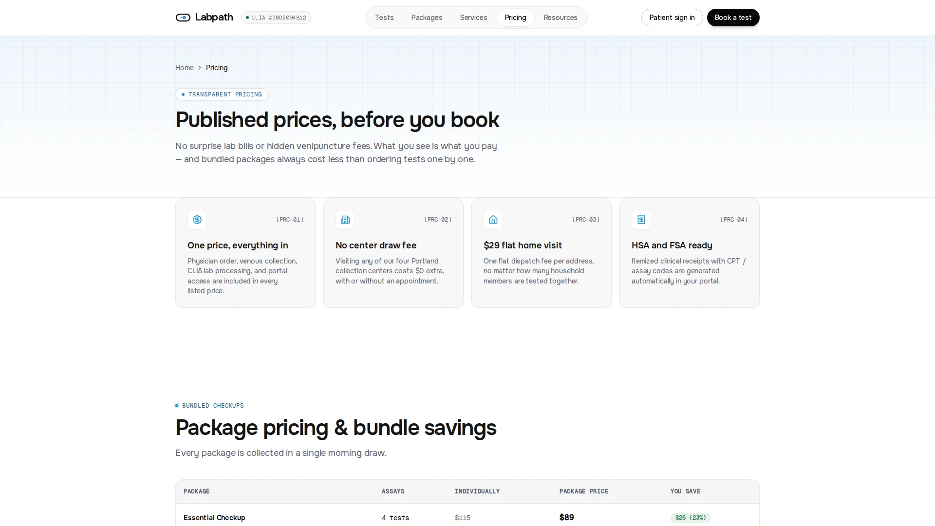 Labpath - Diagnostic Lab & Patient Portal Next.js Template (Screenshot 11 of 12)