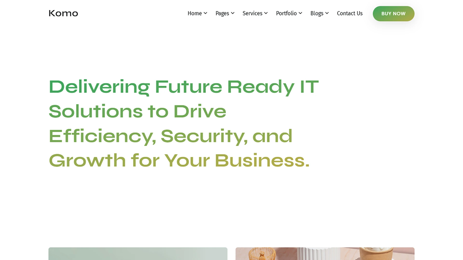 Komo - Multipurpose Creative HTML Template