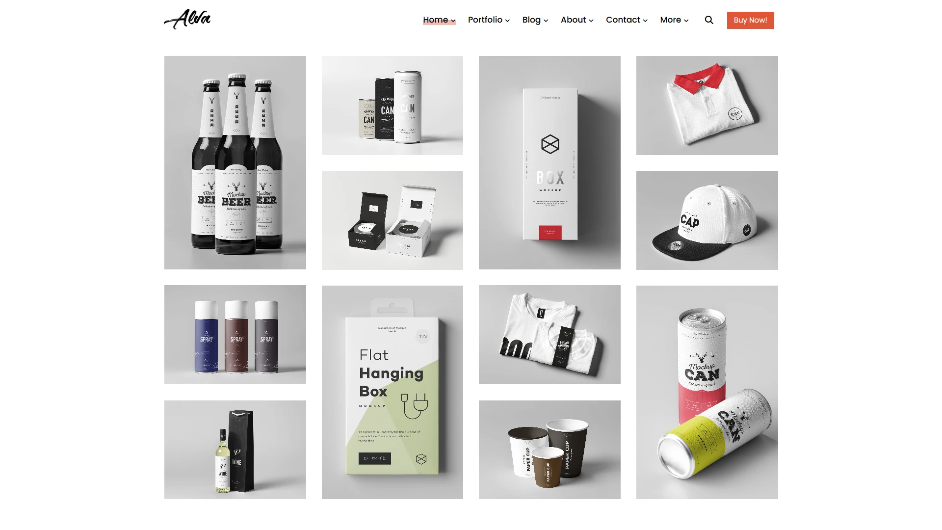 Alva - Creative Portfolio Showcase HTML Website Template