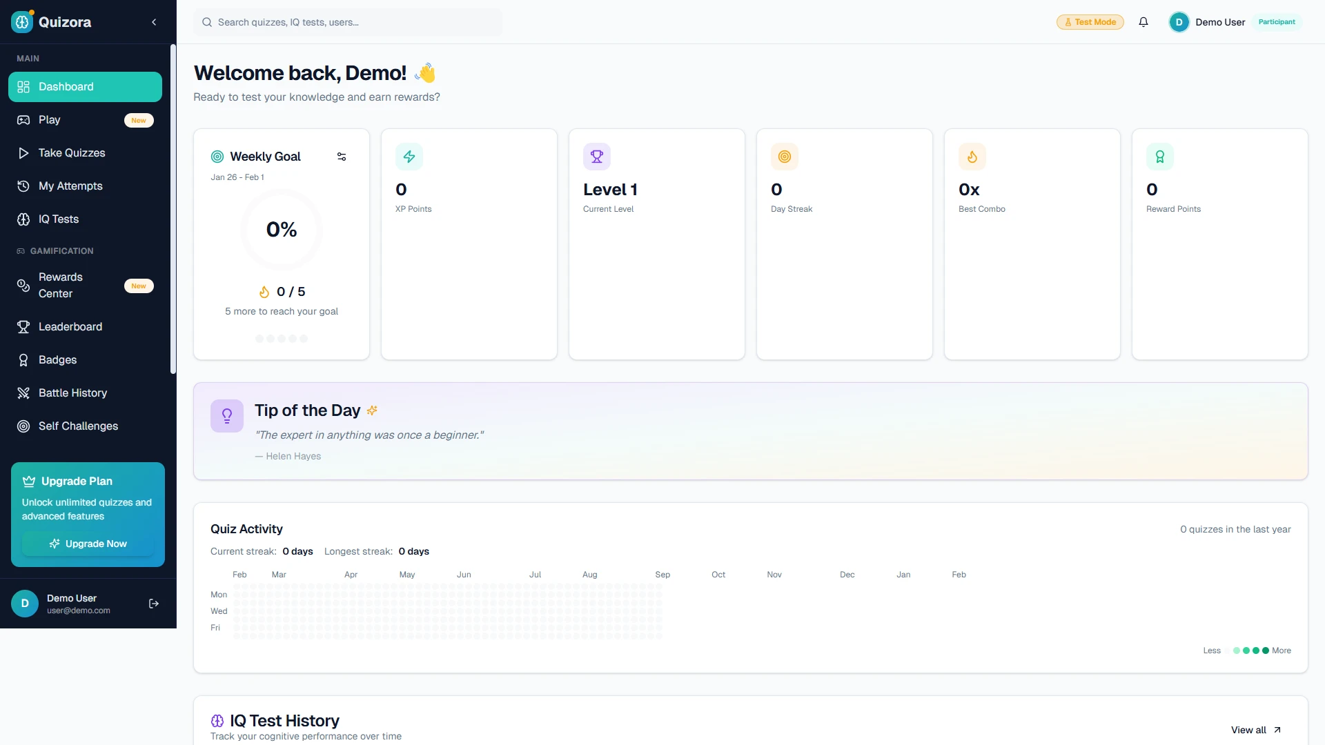 Quizora - AI-Powered Quiz & Learning SaaS Platform