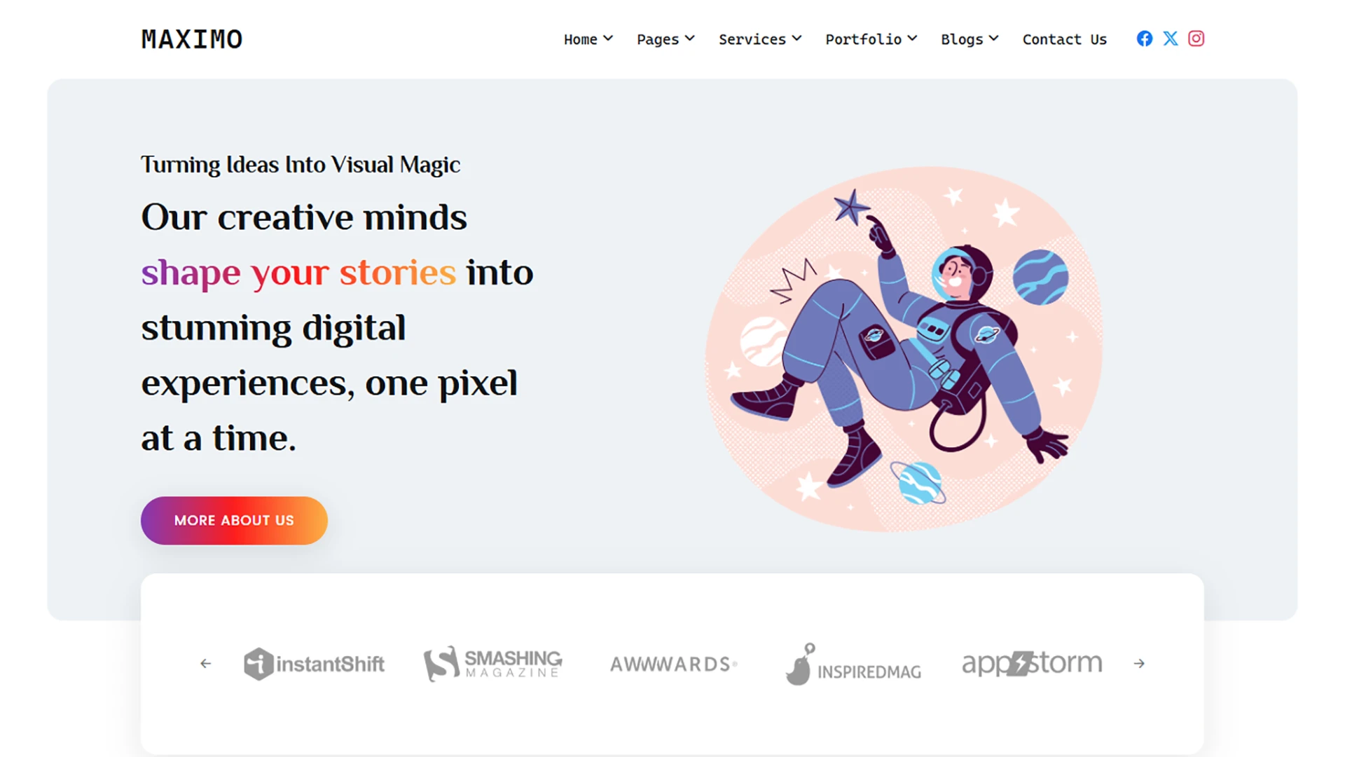 Maximo - Creative Business and Multipurpose HTML Template