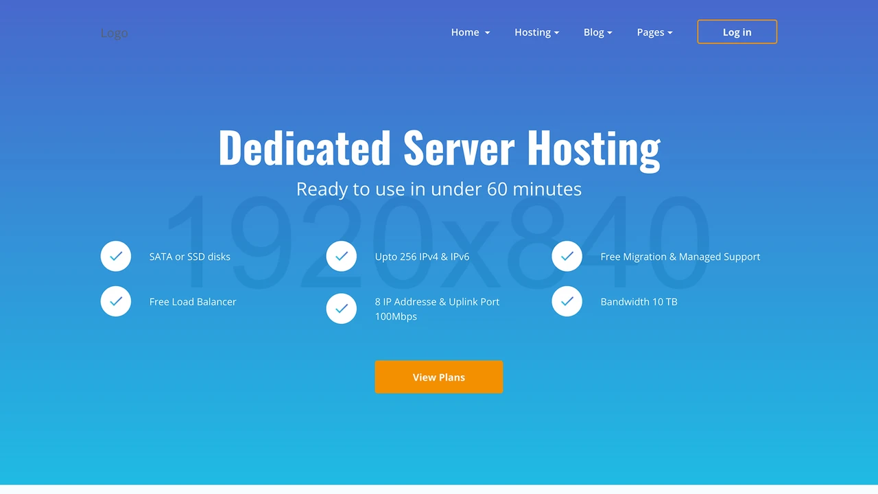 GridHost - Hosting Business Template