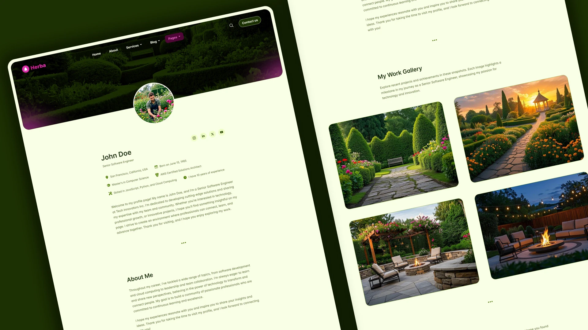Herba - Innovative Landscaping and Green Spaces HTML Website Template