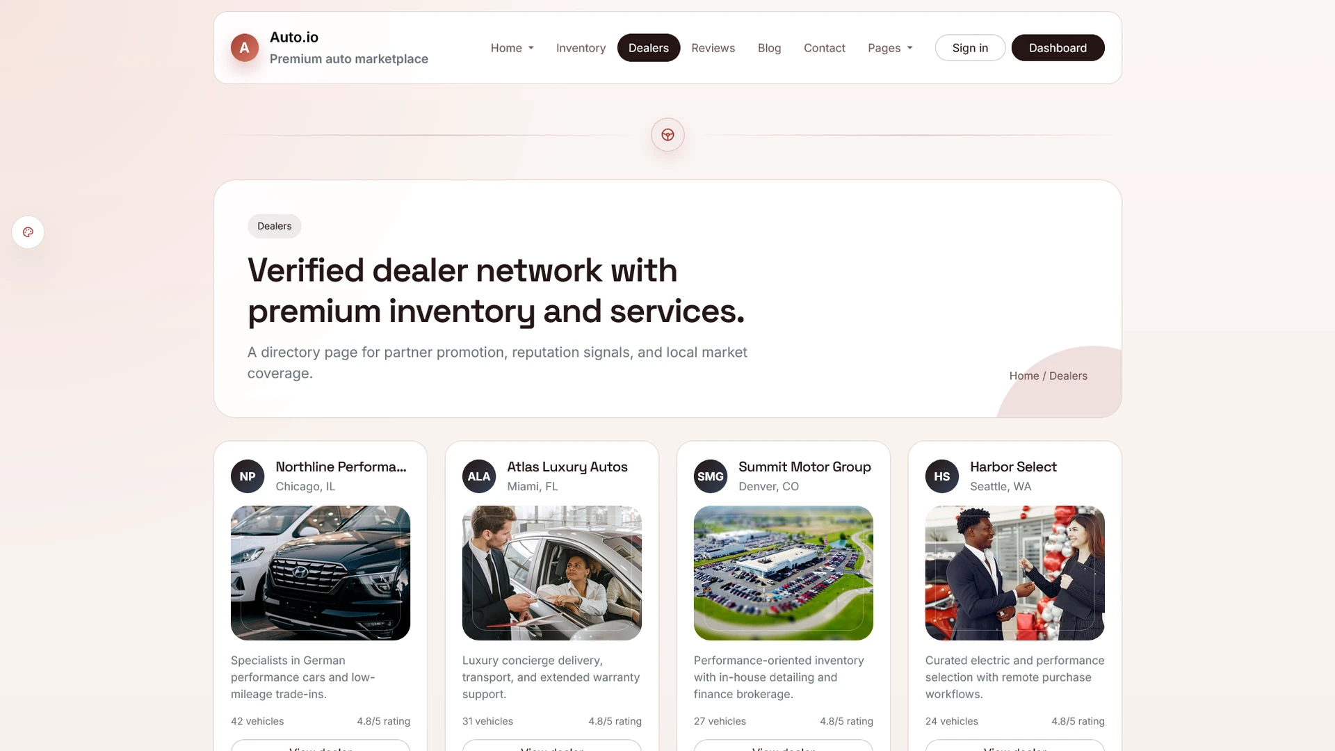 AutoIO - Cars Listings & Directory Template