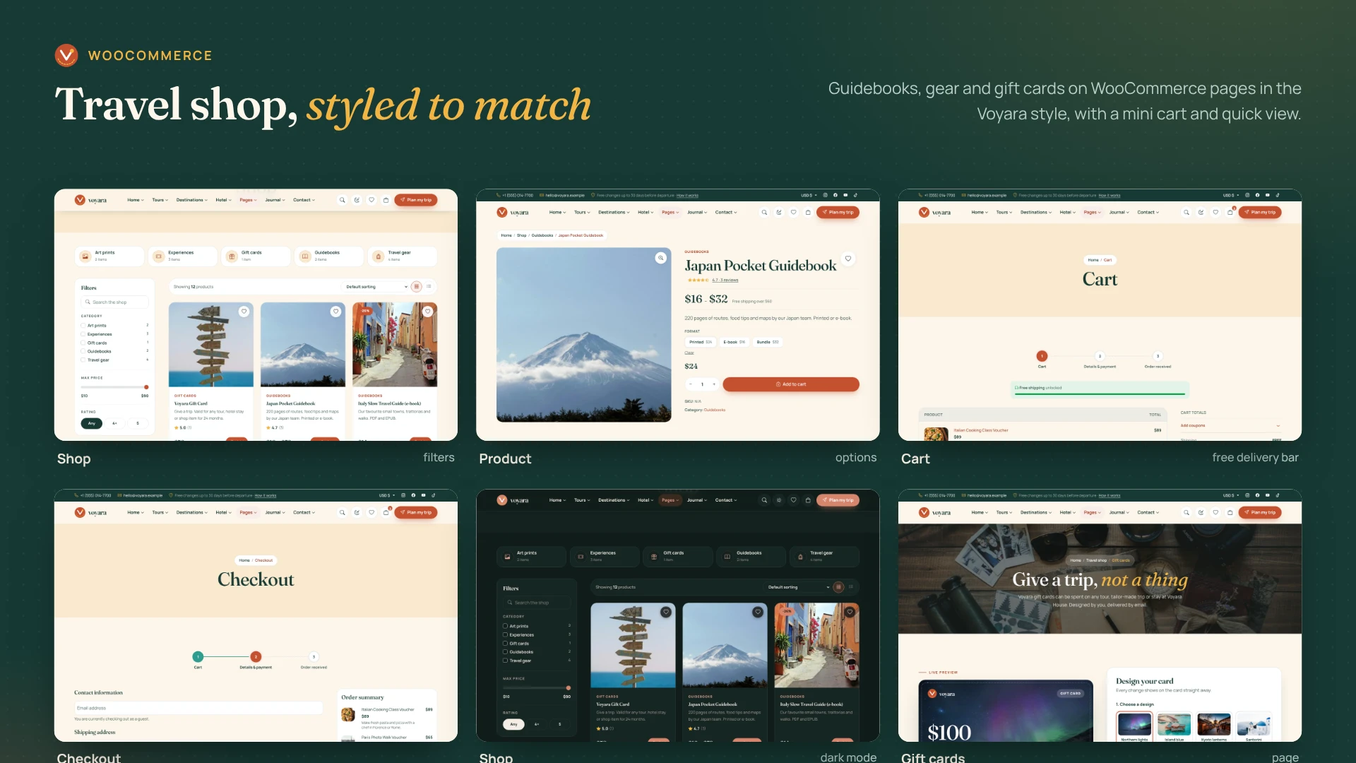 Voyara - Travel Agency & Boutique Hotel WordPress Theme (Screenshot 6 of 9)